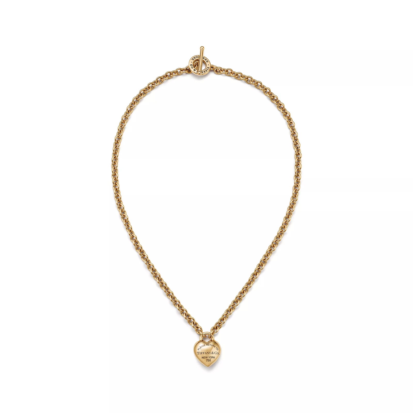 Full Heart Pendant in Yellow Gold