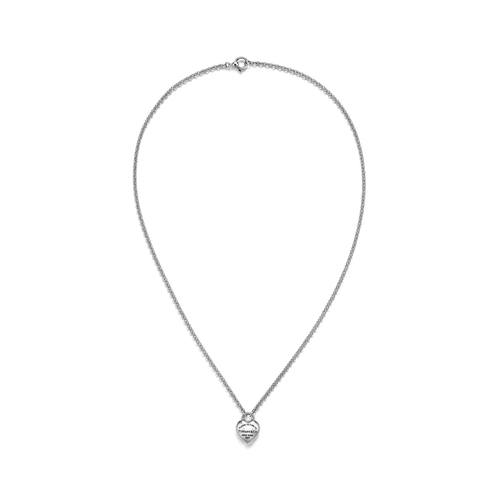 Full Heart Pendant in Sterling Silver