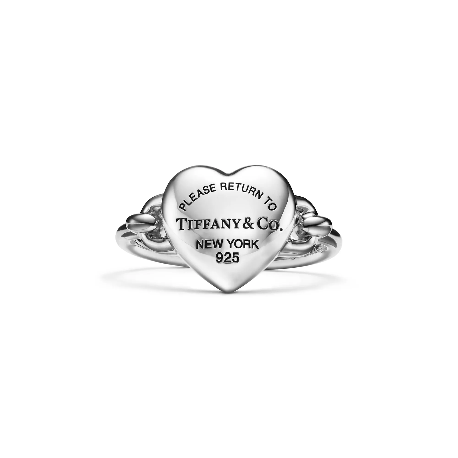 Full Heart Ring in Sterling Silver
