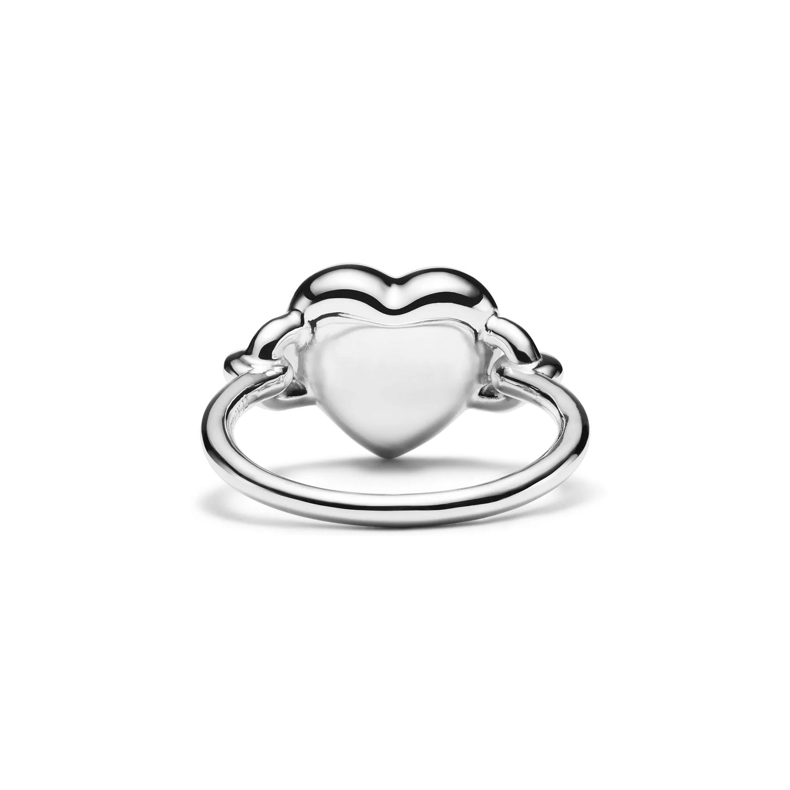 Full Heart Ring in Sterling Silver