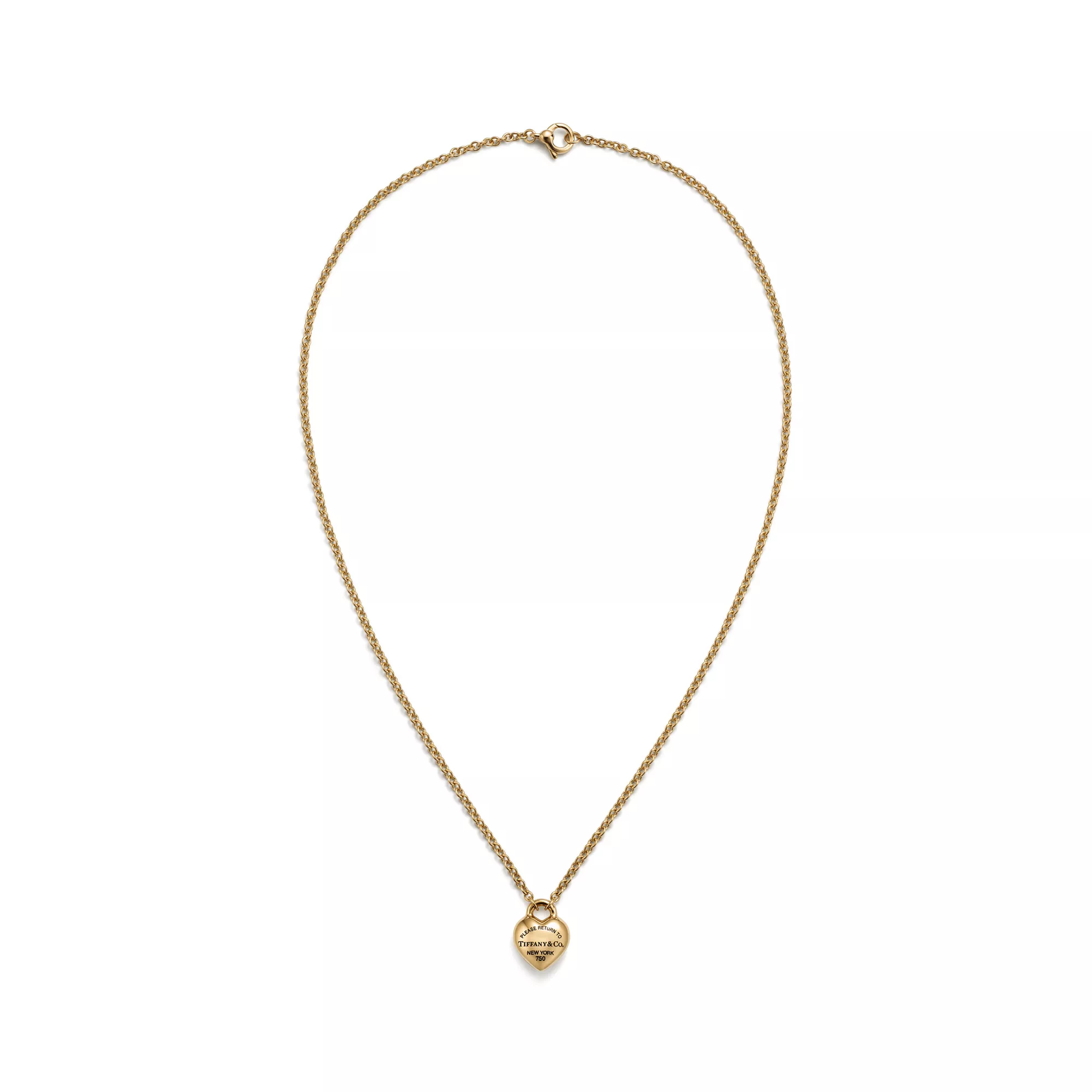 Full Heart Pendant in Yellow Gold