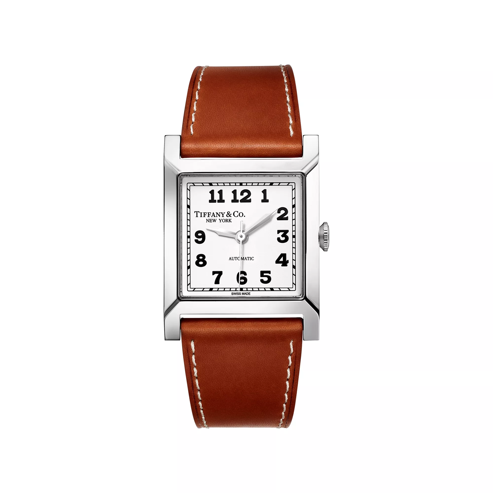 30 mm  Watch in Steel with a White Dial