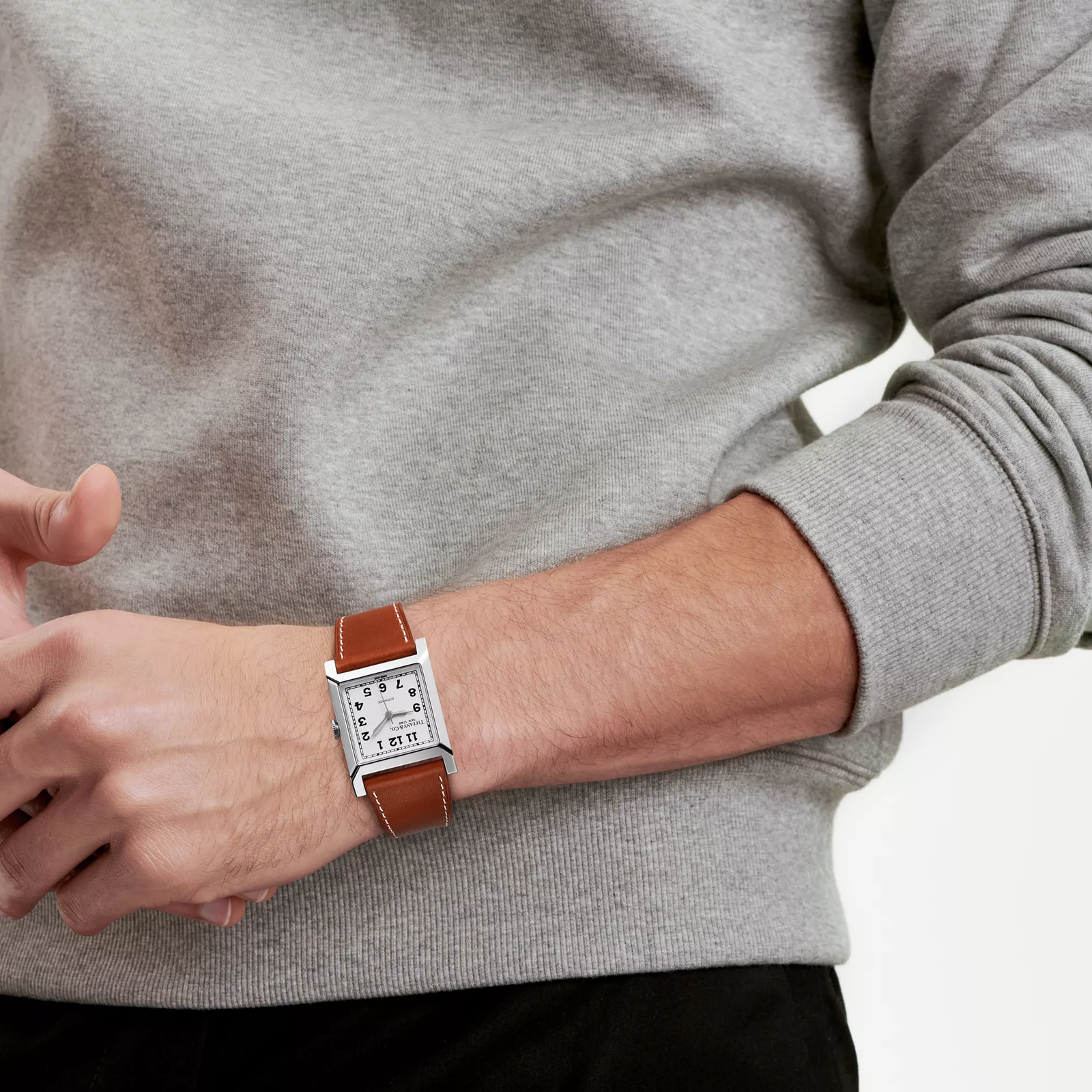 30 mm  Watch in Steel with a White Dial