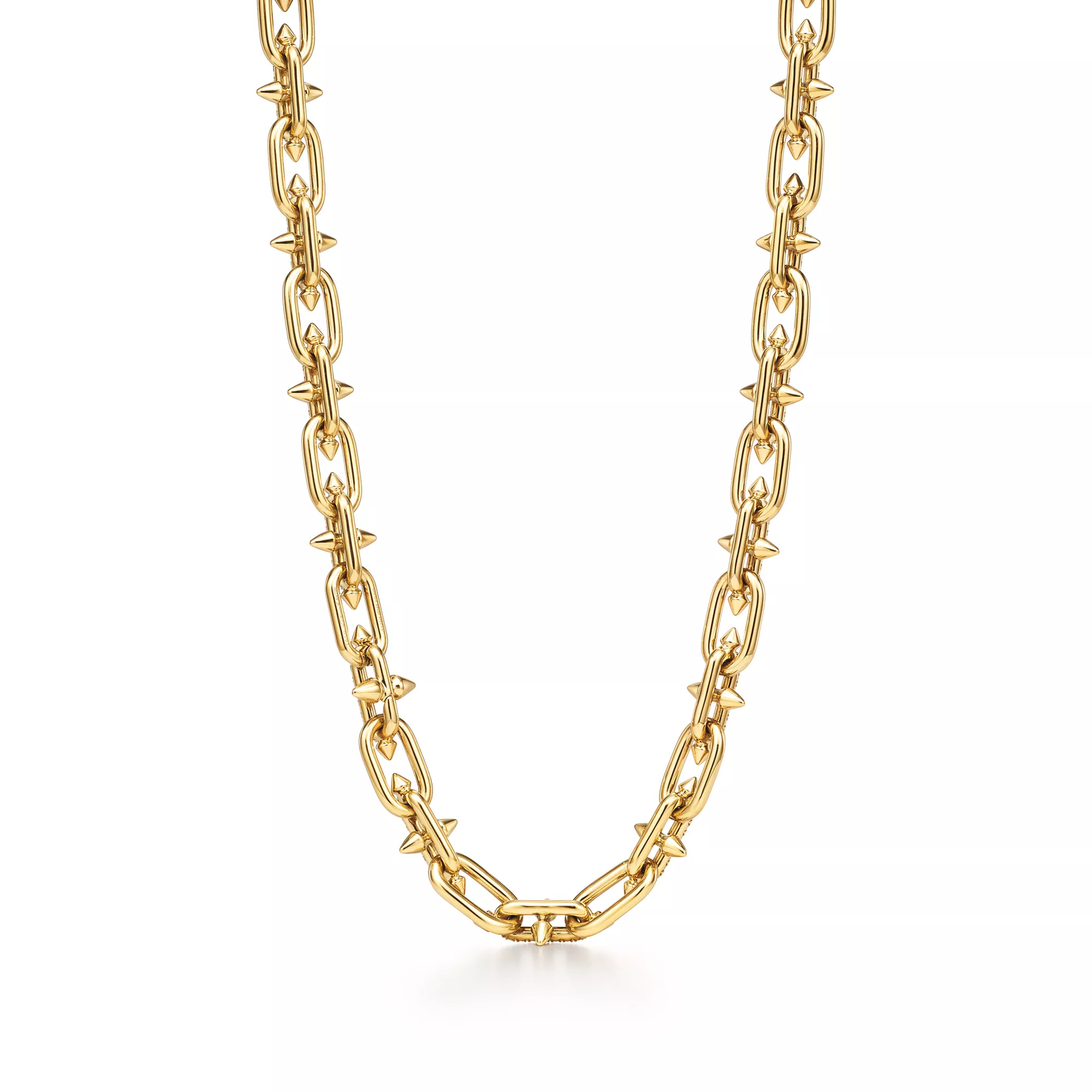 Necklace in Yellow Gold with Diamonds