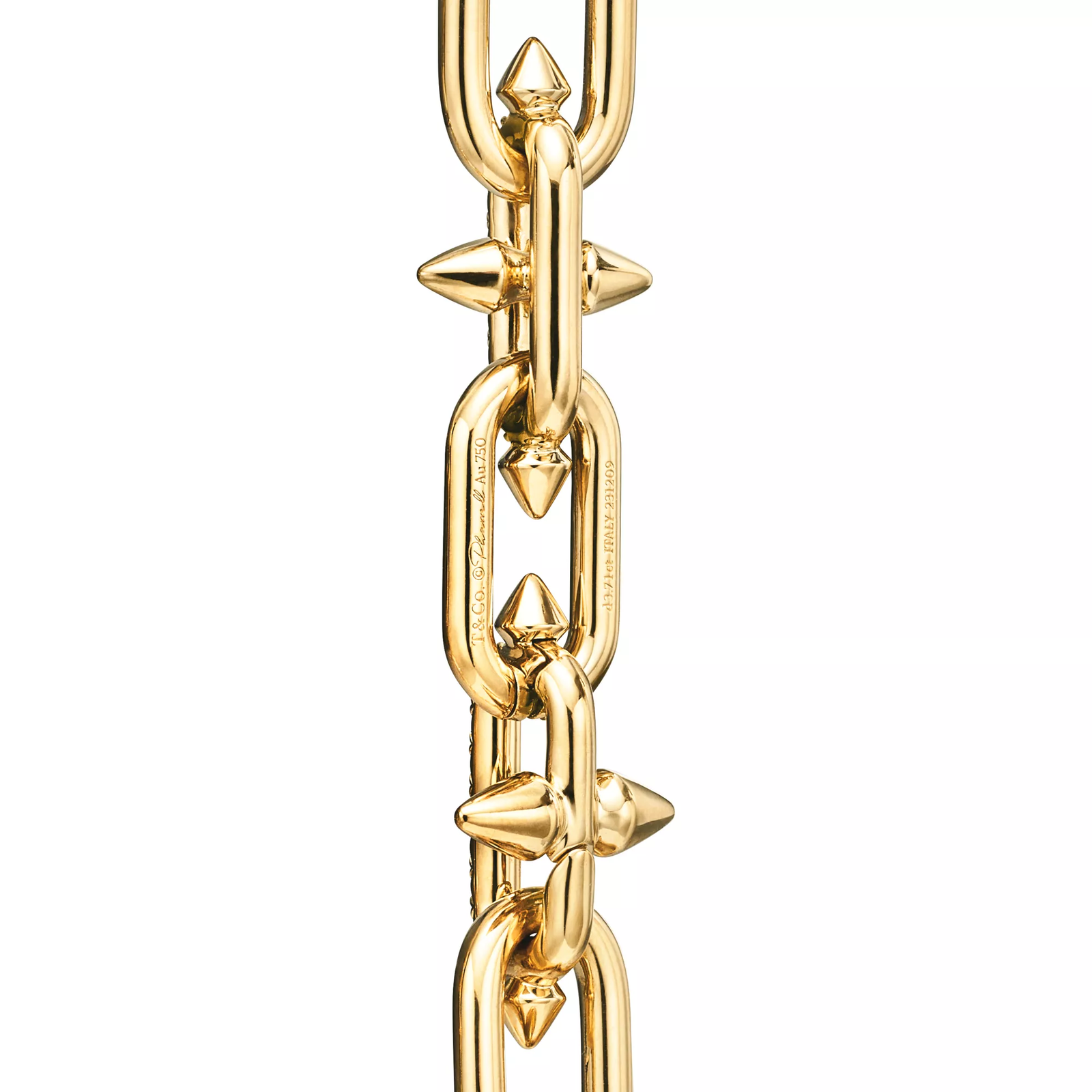 Necklace in Yellow Gold with Diamonds