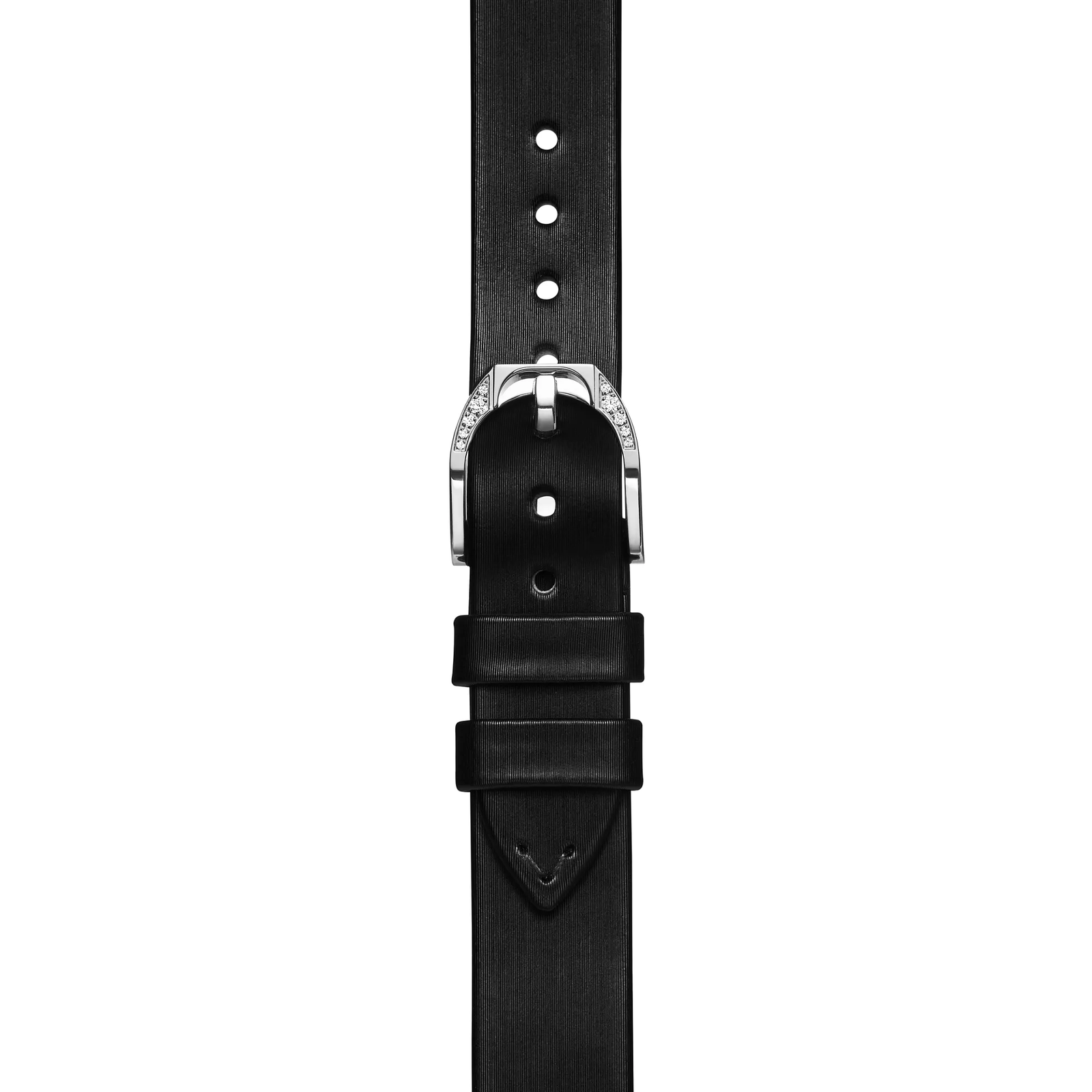 32 mm Round Watch in White Gold with Diamonds