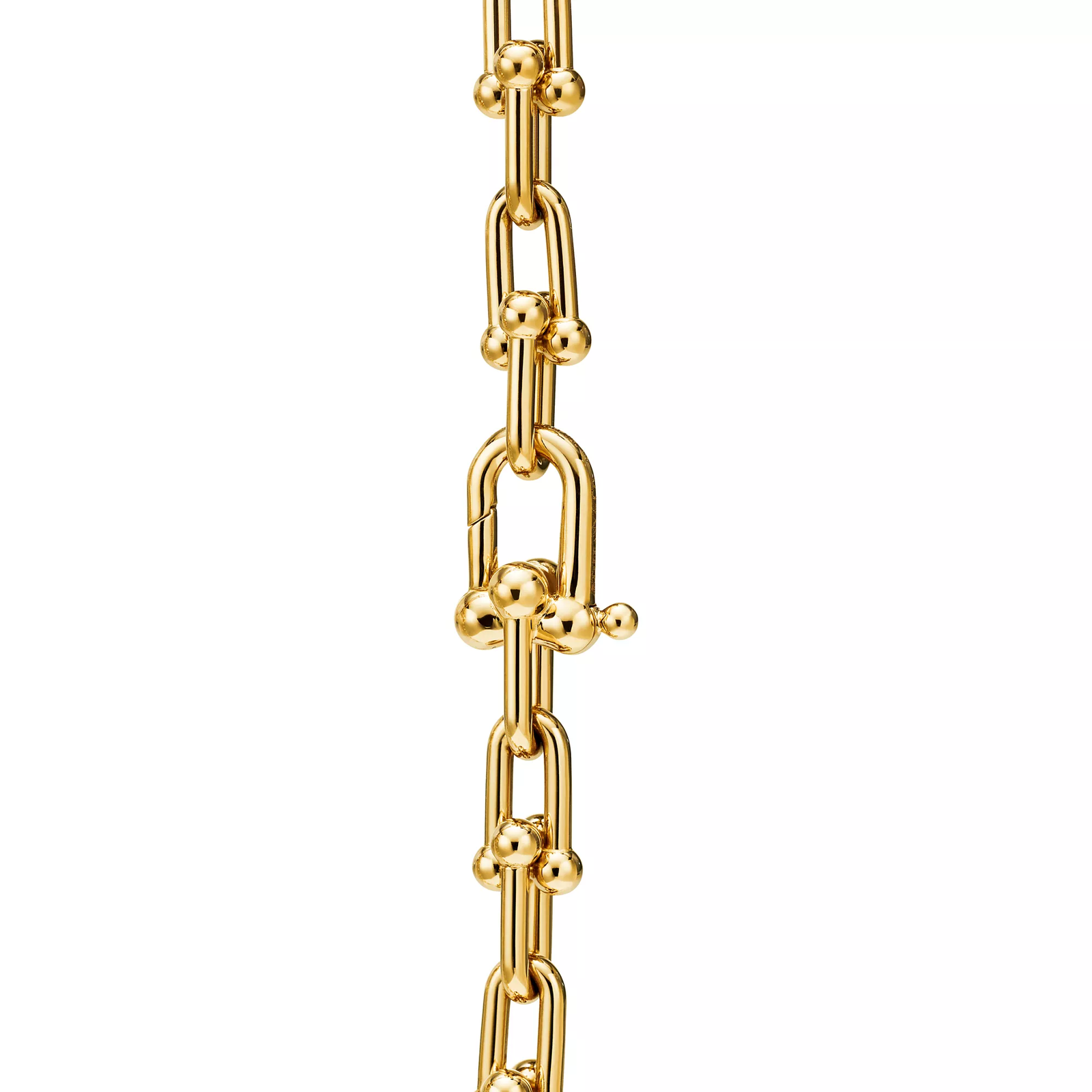 Small Single Wrap Necklace in Yellow Gold