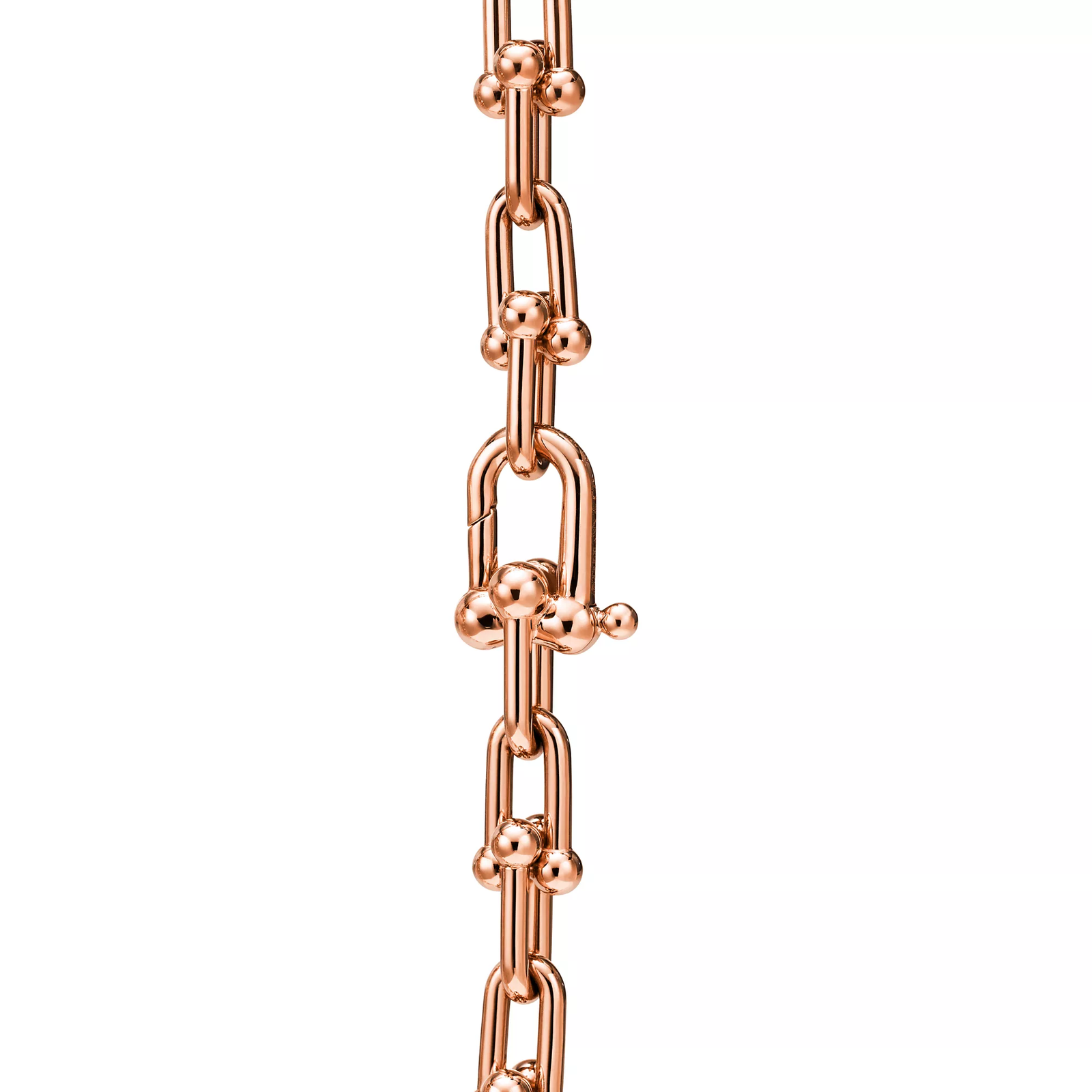 Small Single Wrap Necklace in Rose Gold