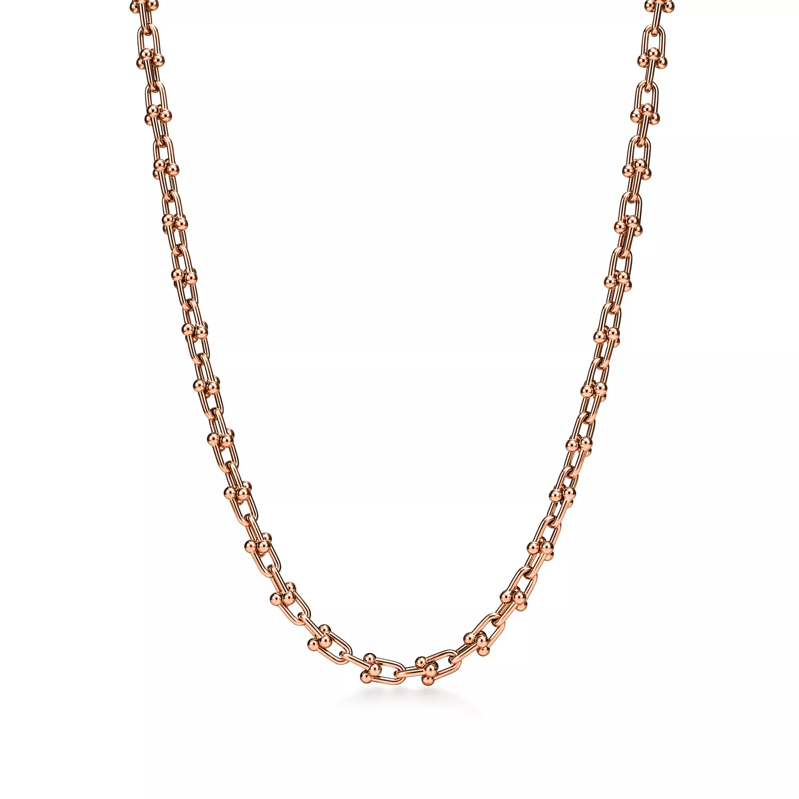 Micro Link Necklace in Rose Gold