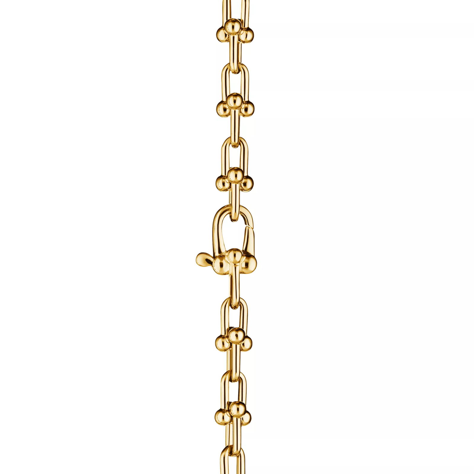 Micro Link Necklace in Yellow Gold