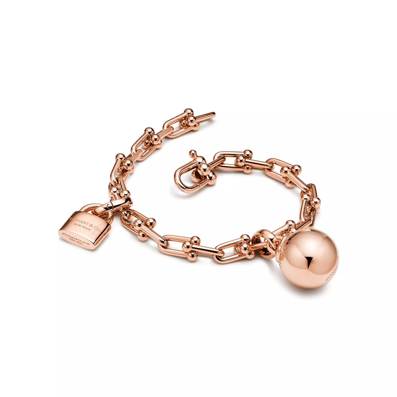 Small Single Wrap Bracelet in Rose Gold