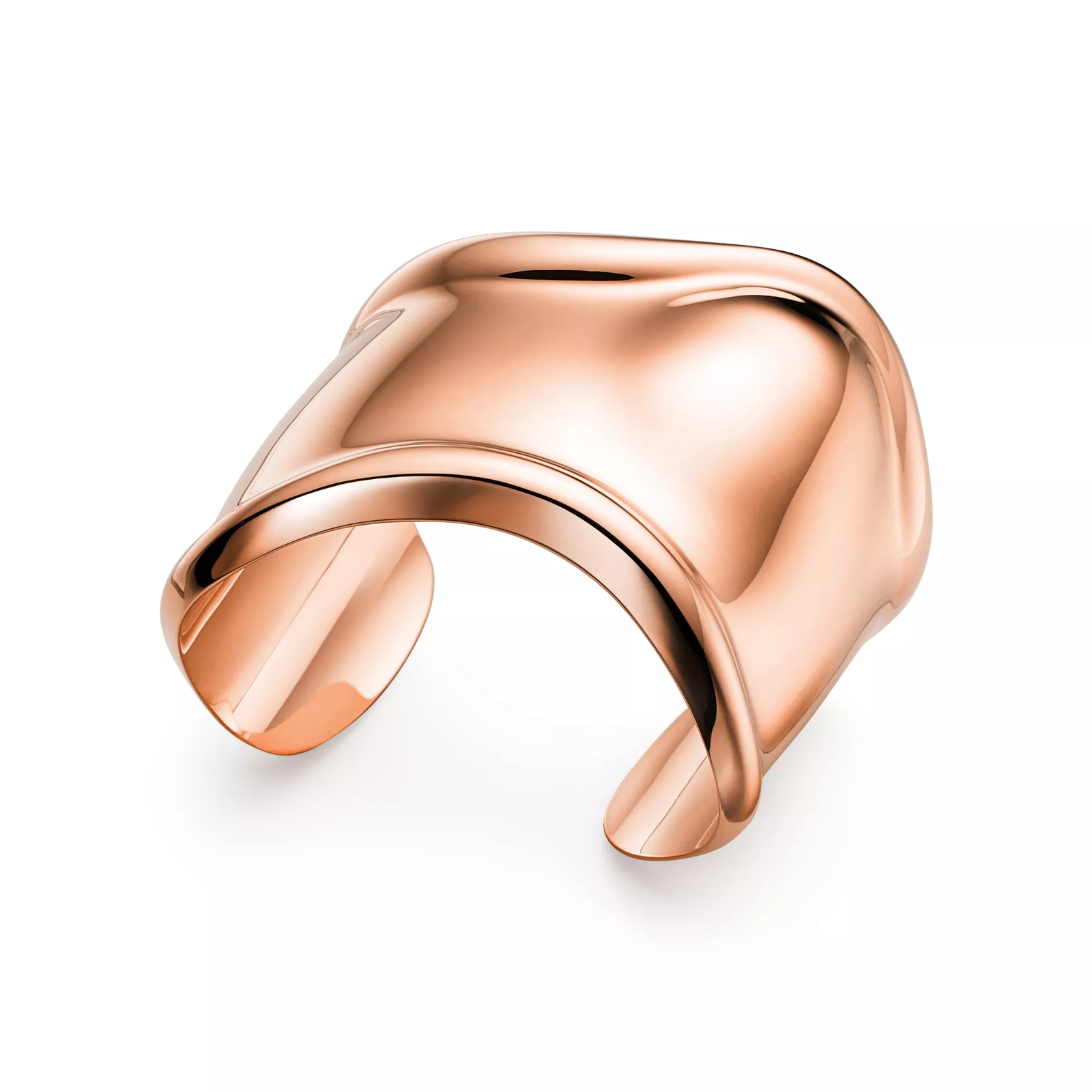 Medium Bone Cuff in Rose Gold, 61 mm Wide