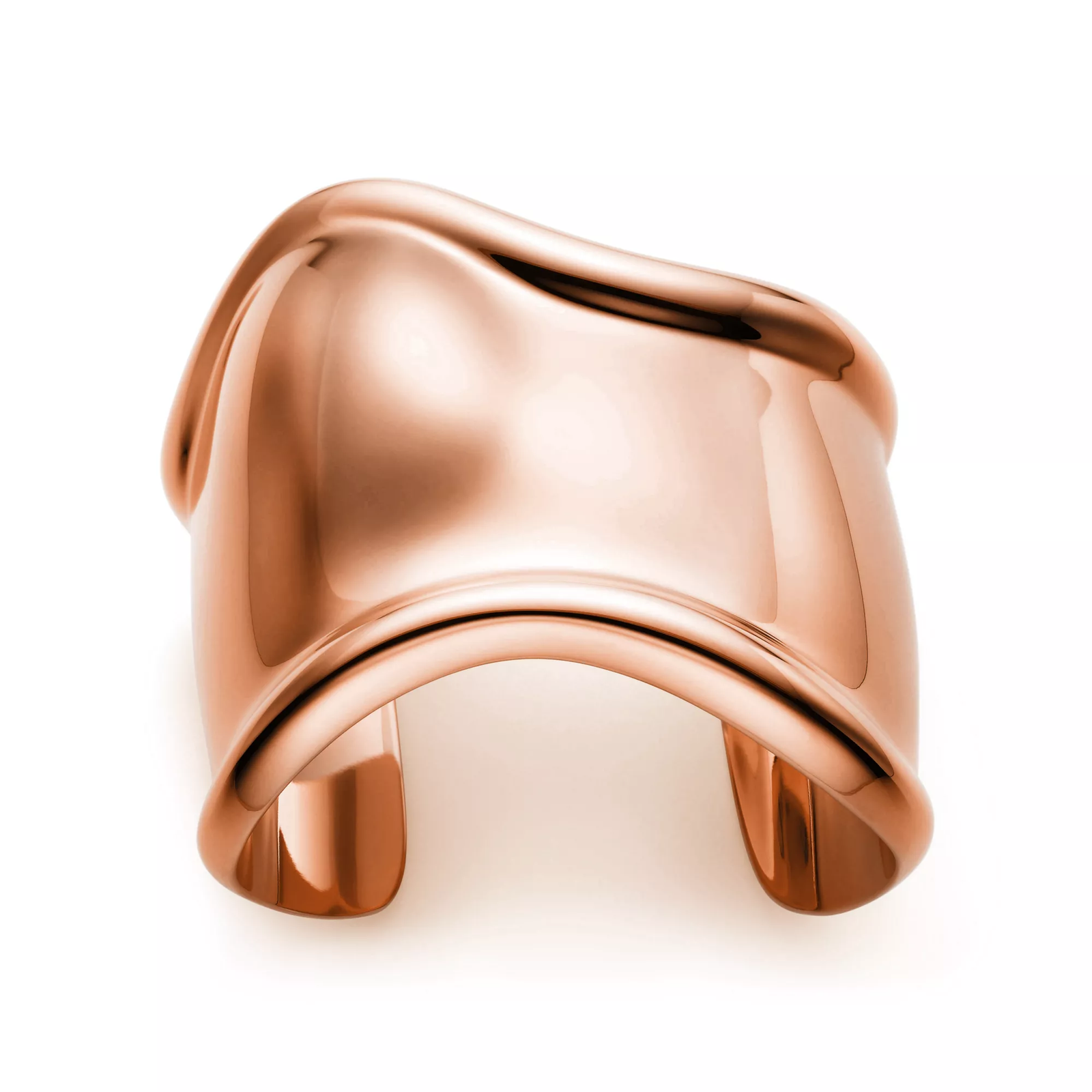 Medium Bone Cuff in Rose Gold, 61 mm Wide