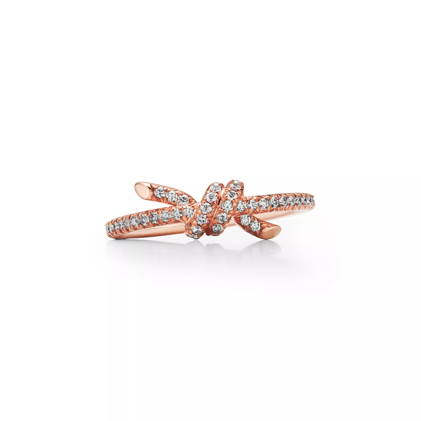 Ring in Rose Gold with Diamonds