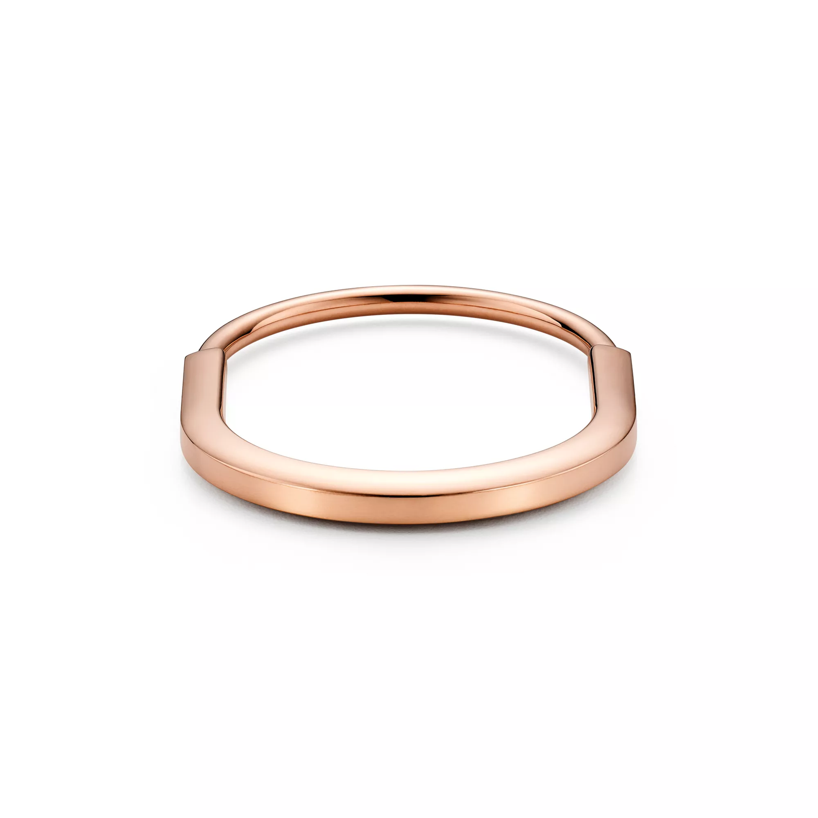 Bangle in Rose Gold with Pink Sapphires