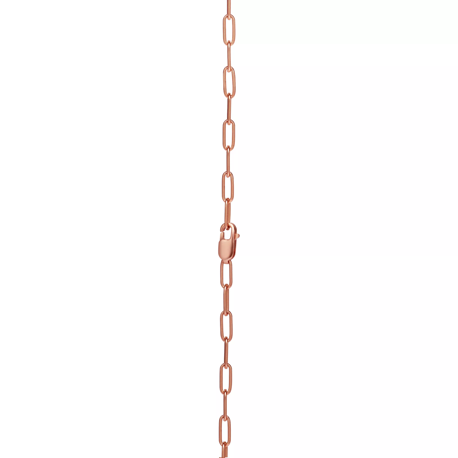 Medium Pendant in Rose Gold with Pink Sapphires