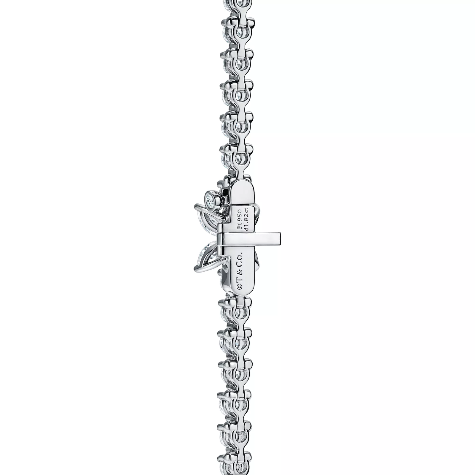 Tennis Bracelet in Platinum with Diamonds