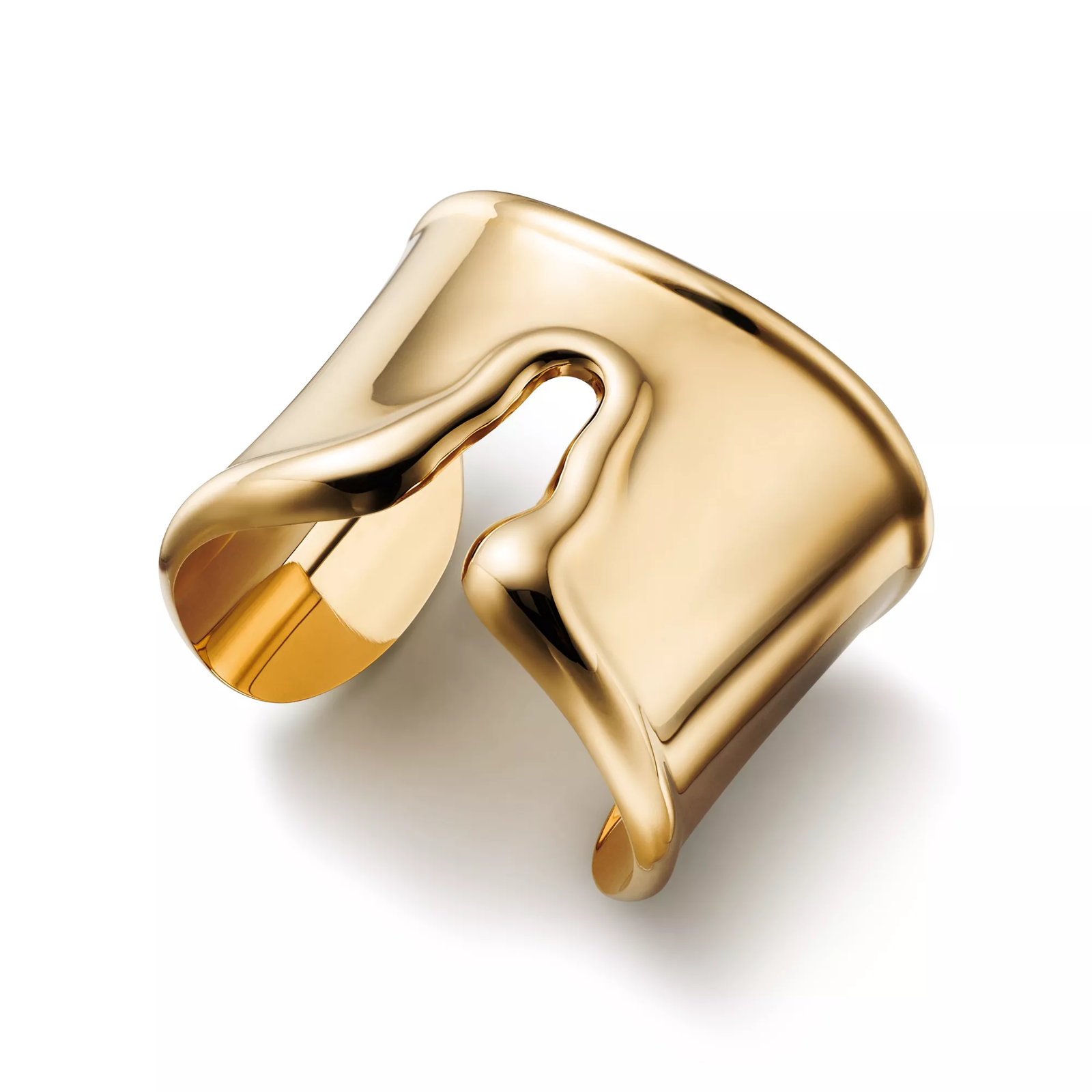 Split Cuff in Yellow Gold, Medium