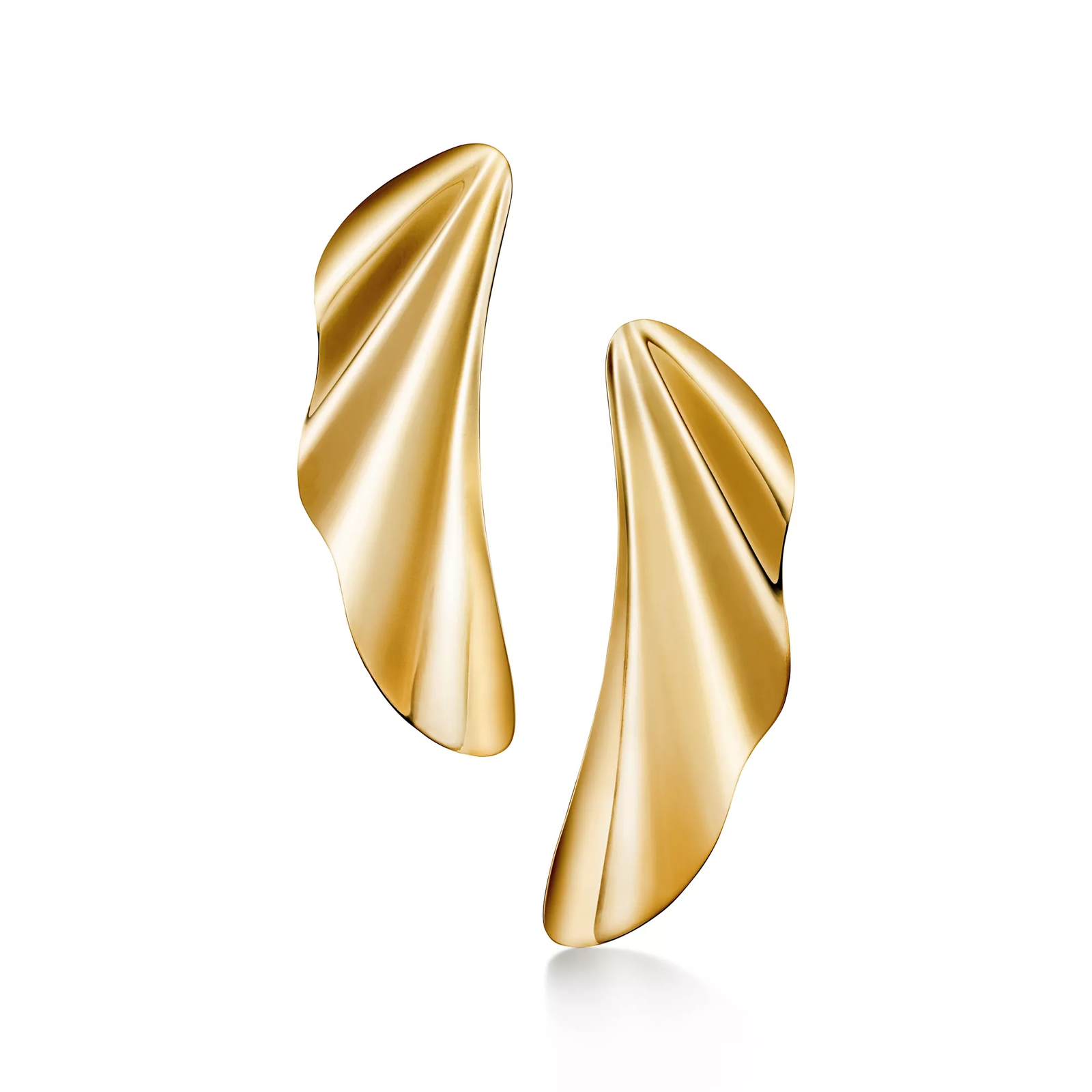 High Tide Earrings in Yellow Gold