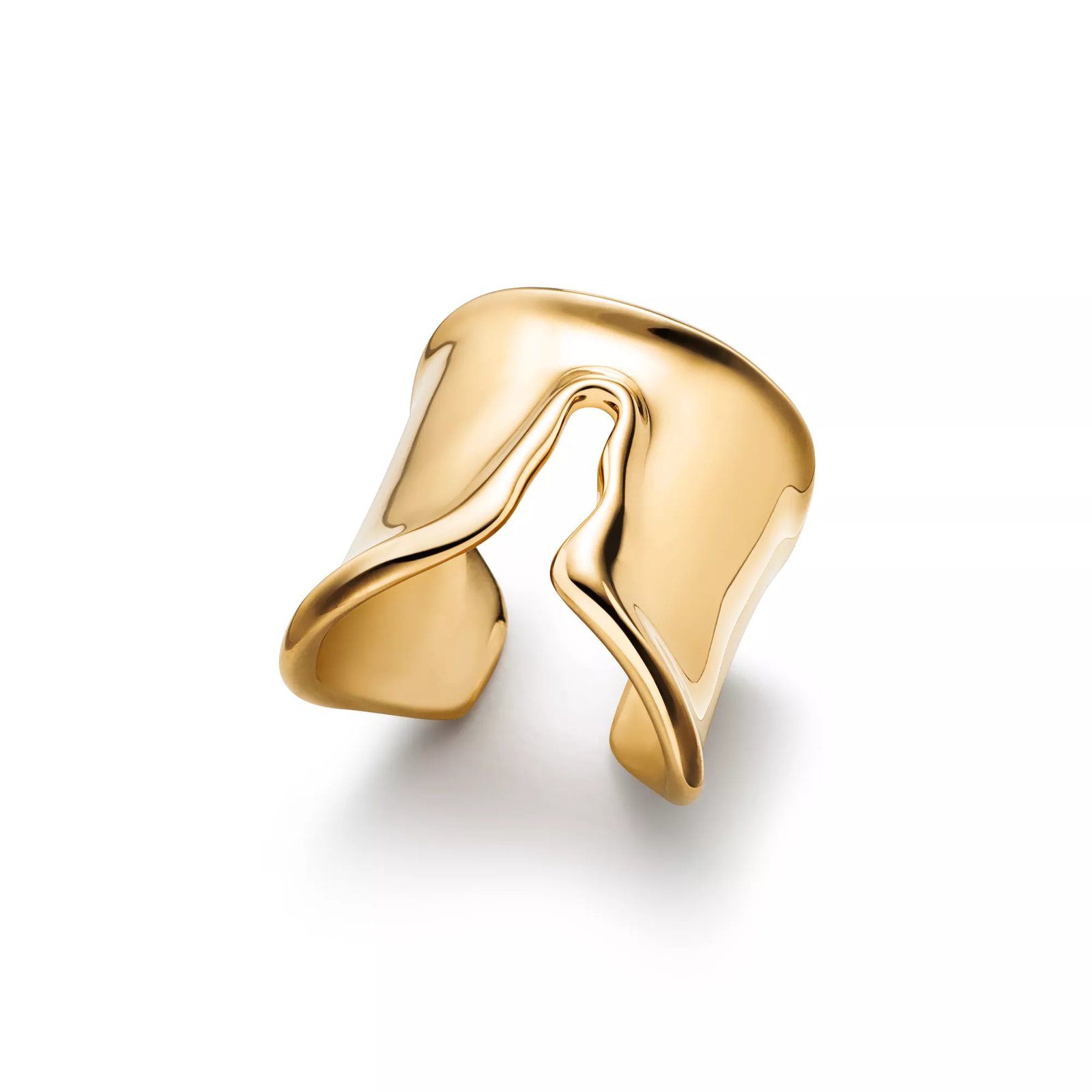 Split Ring in Yellow Gold