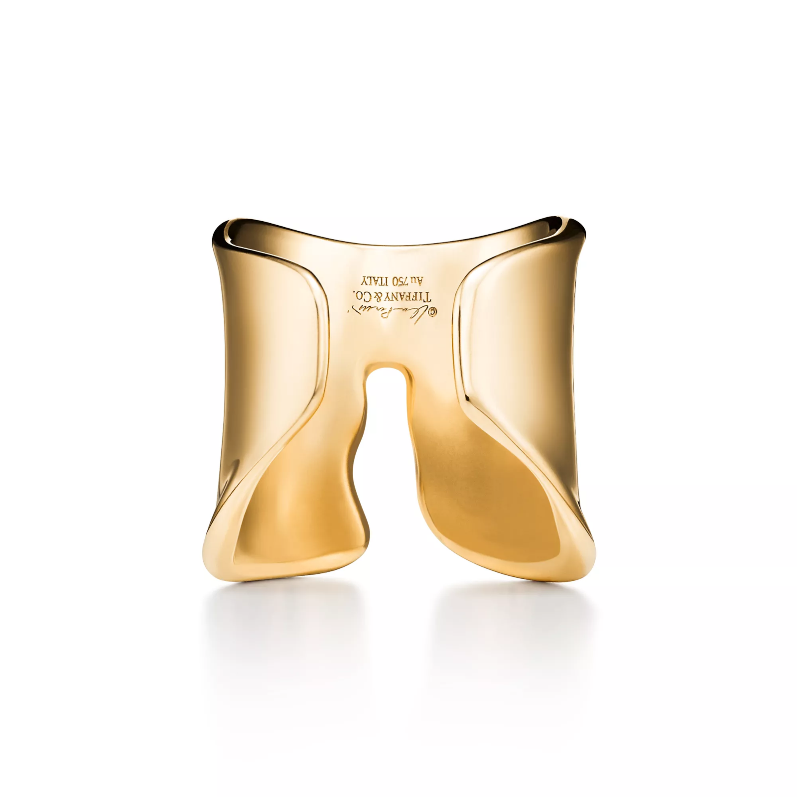 Split Ring in Yellow Gold