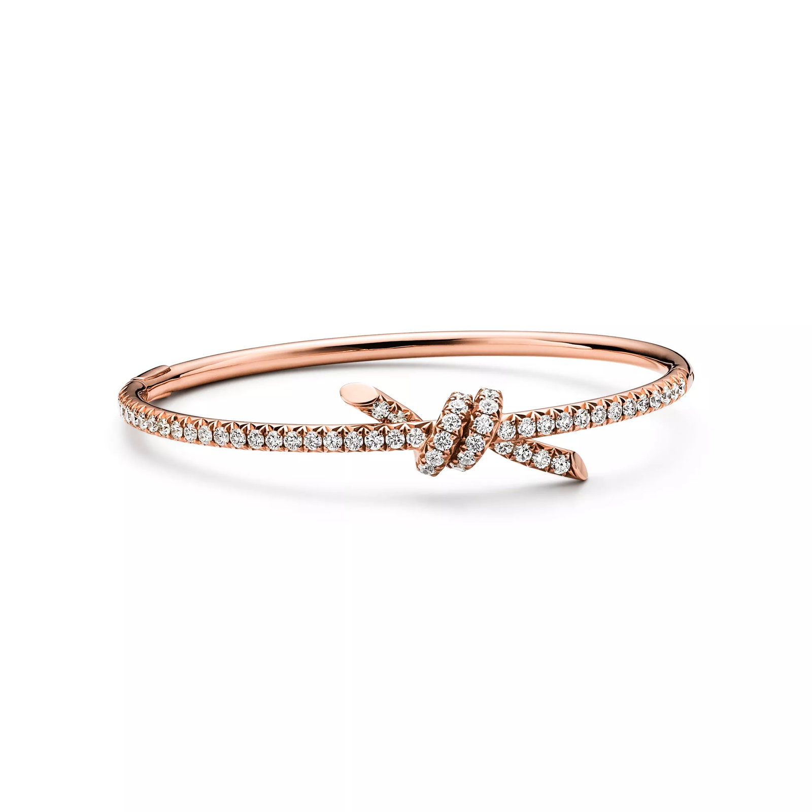Bangle in Rose Gold with Diamonds
