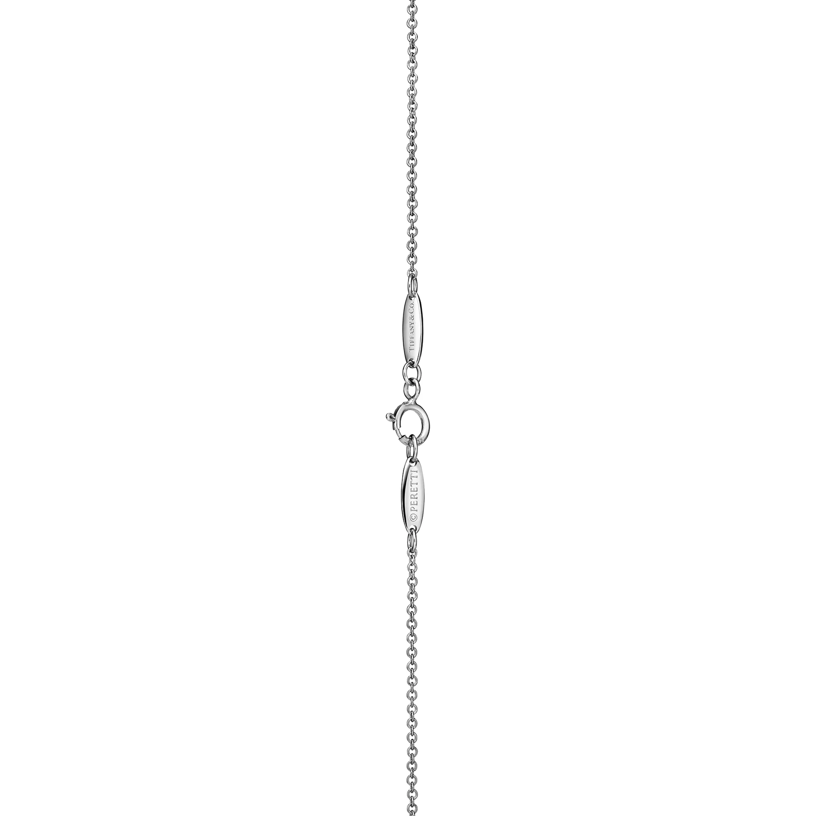 Open Heart Pendant in Platinum with Diamonds