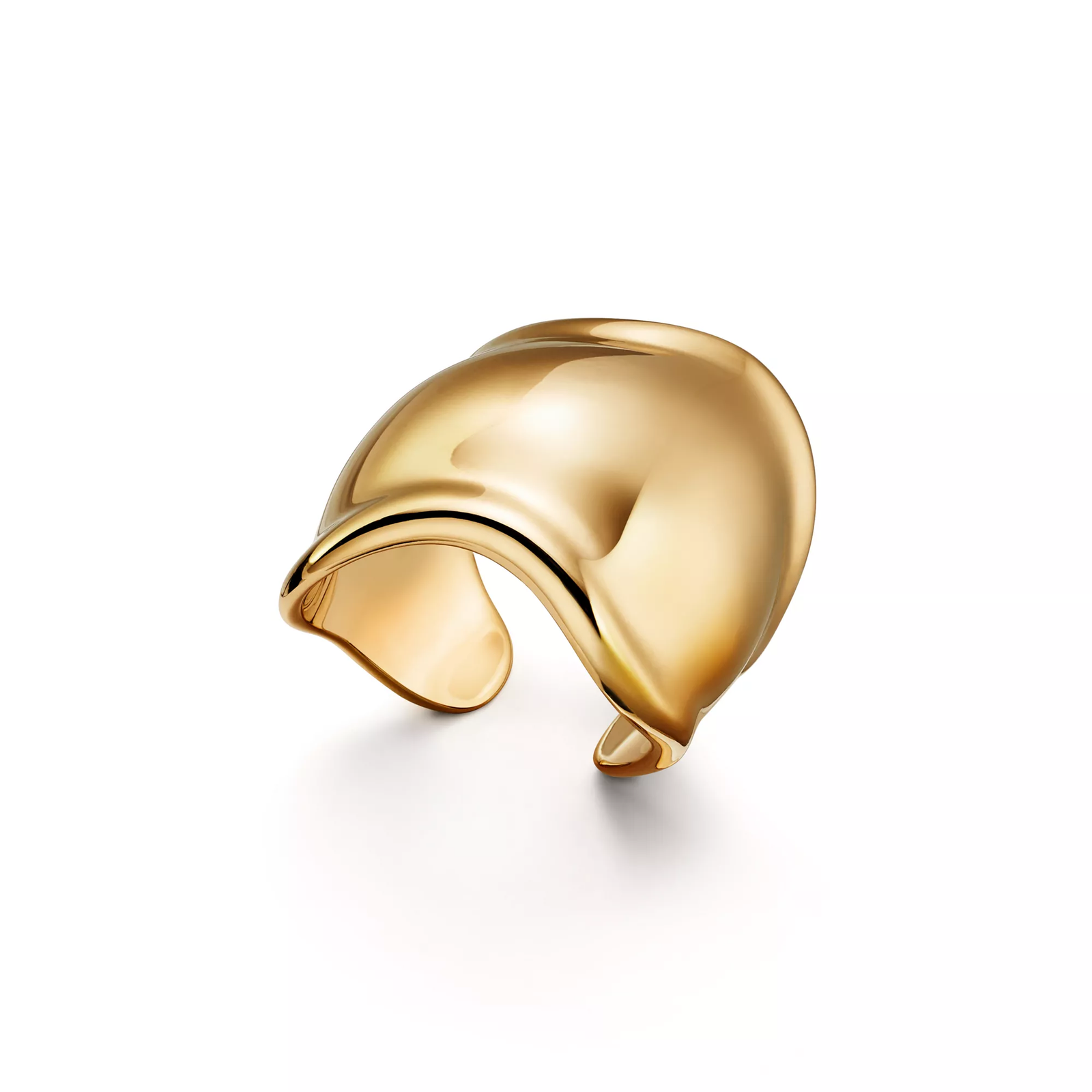 Bone Ring in Yellow Gold