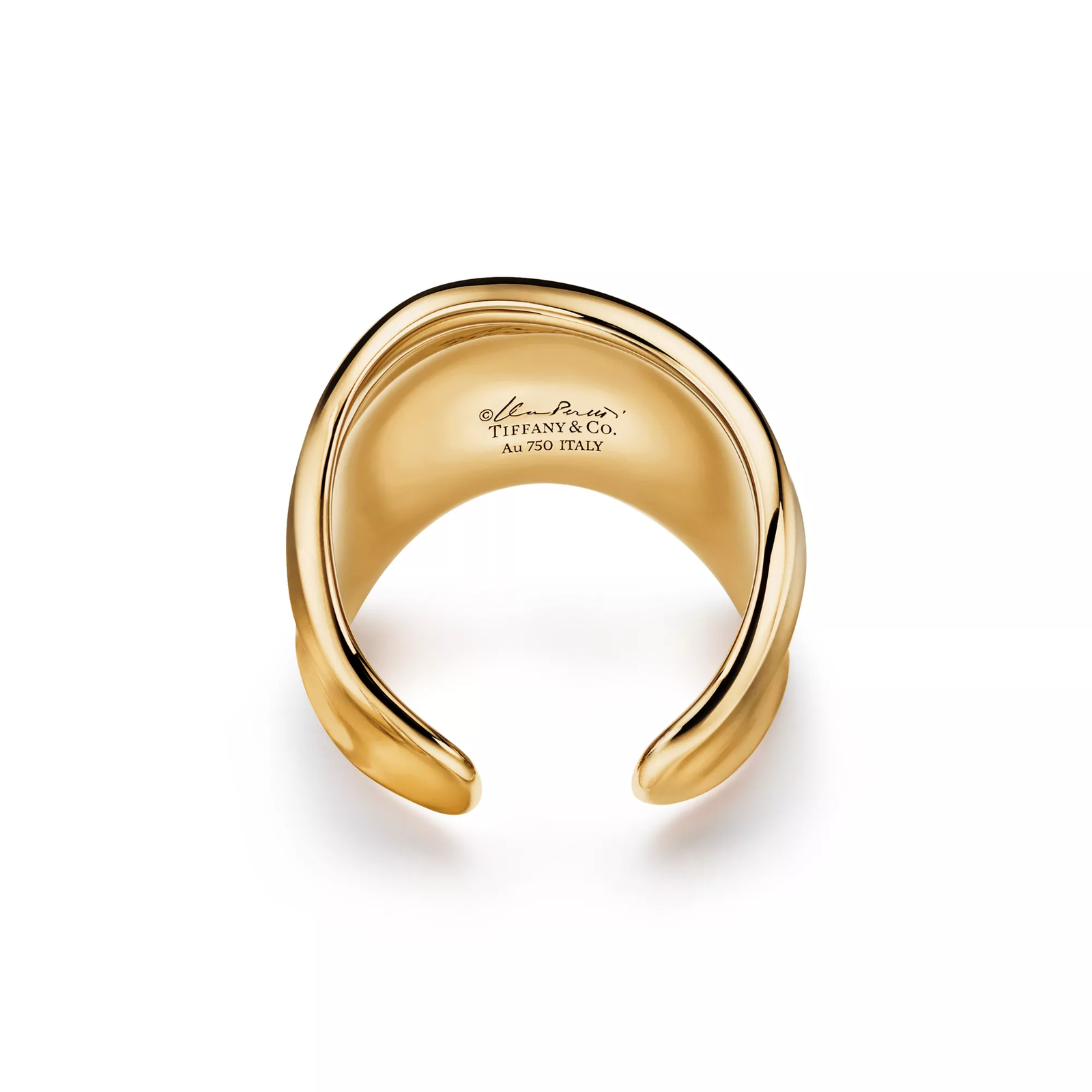 Bone Ring in Yellow Gold