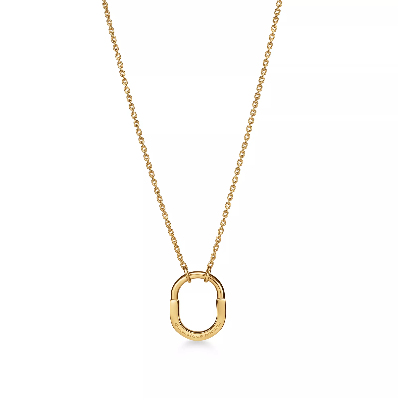 Small Pendant in Yellow Gold