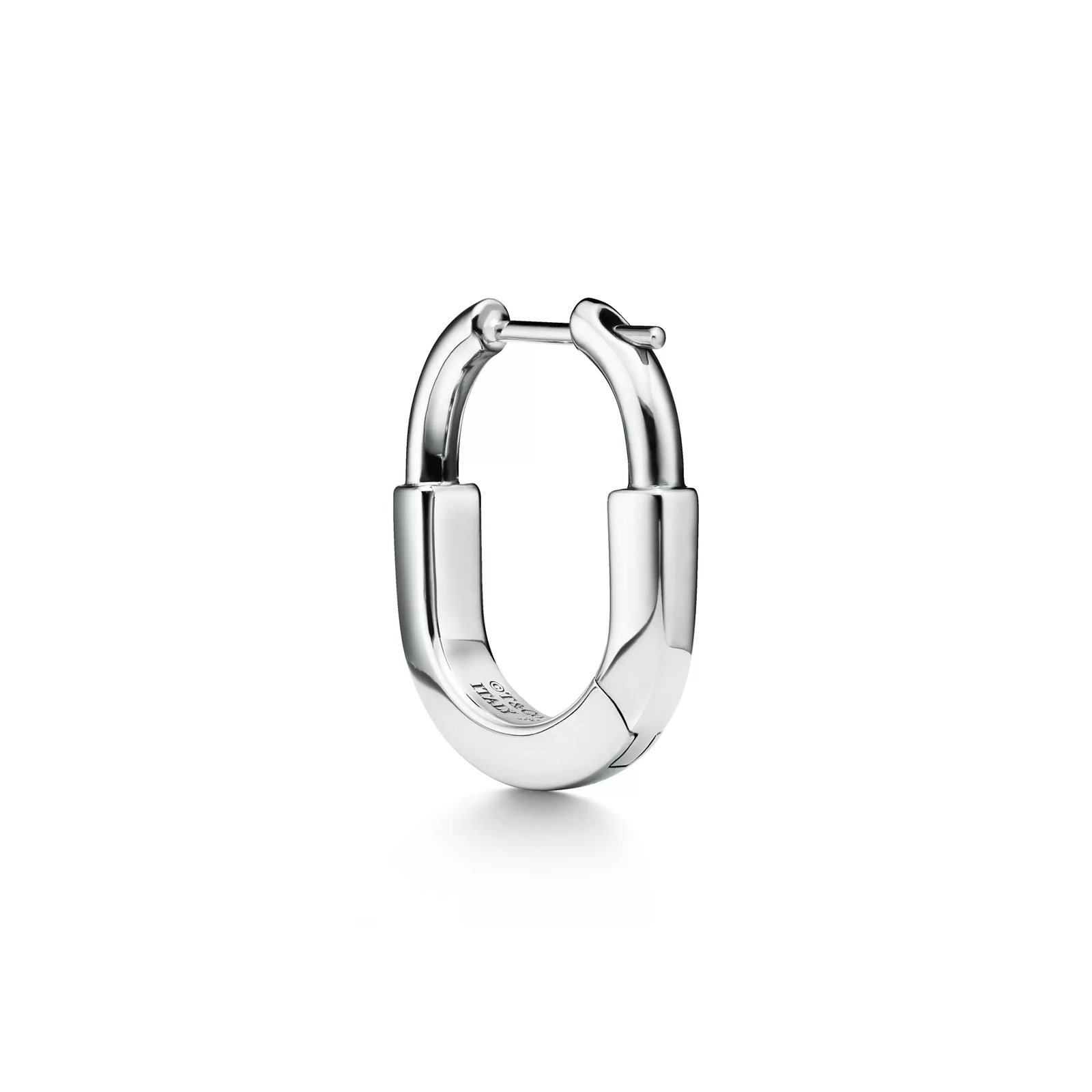 Small Earrings in White Gold