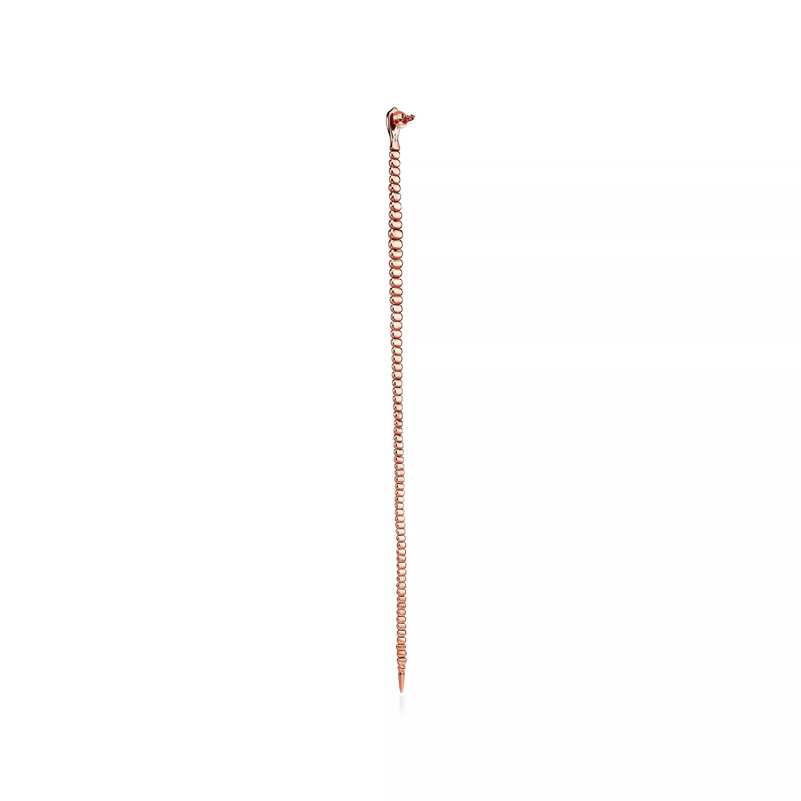 Snake Earrings in Rose Gold