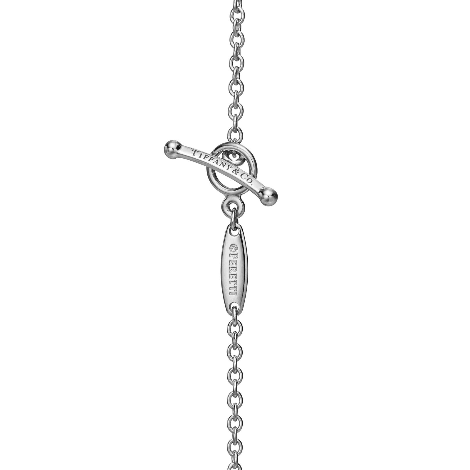 Diamonds by the Yard Sprinkle Necklace in Platinum