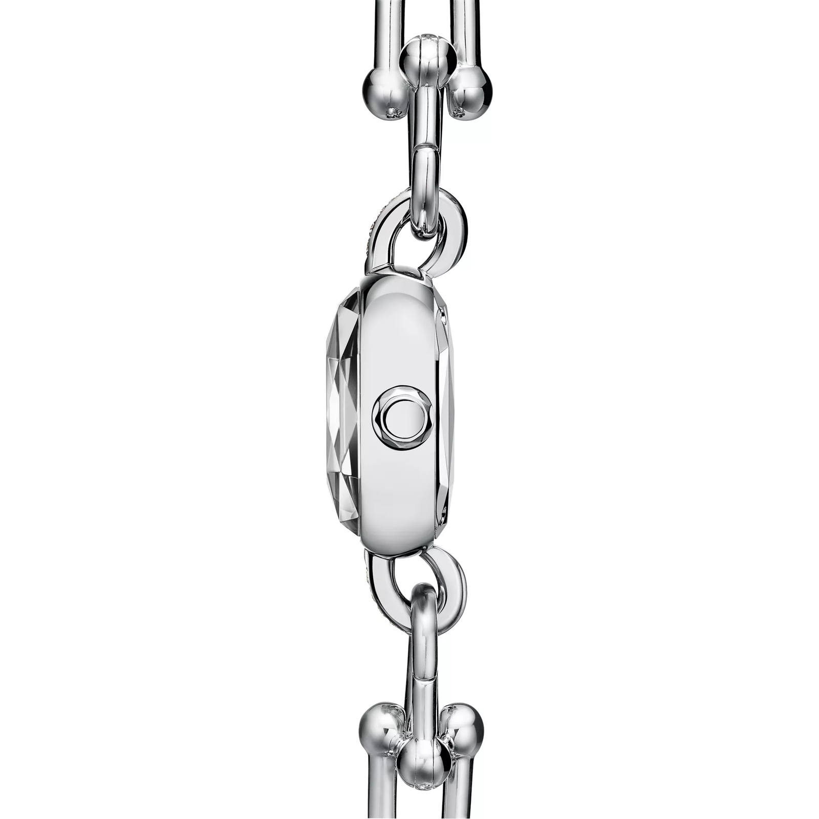 Watch in Sterling Silver and Steel with Diamonds