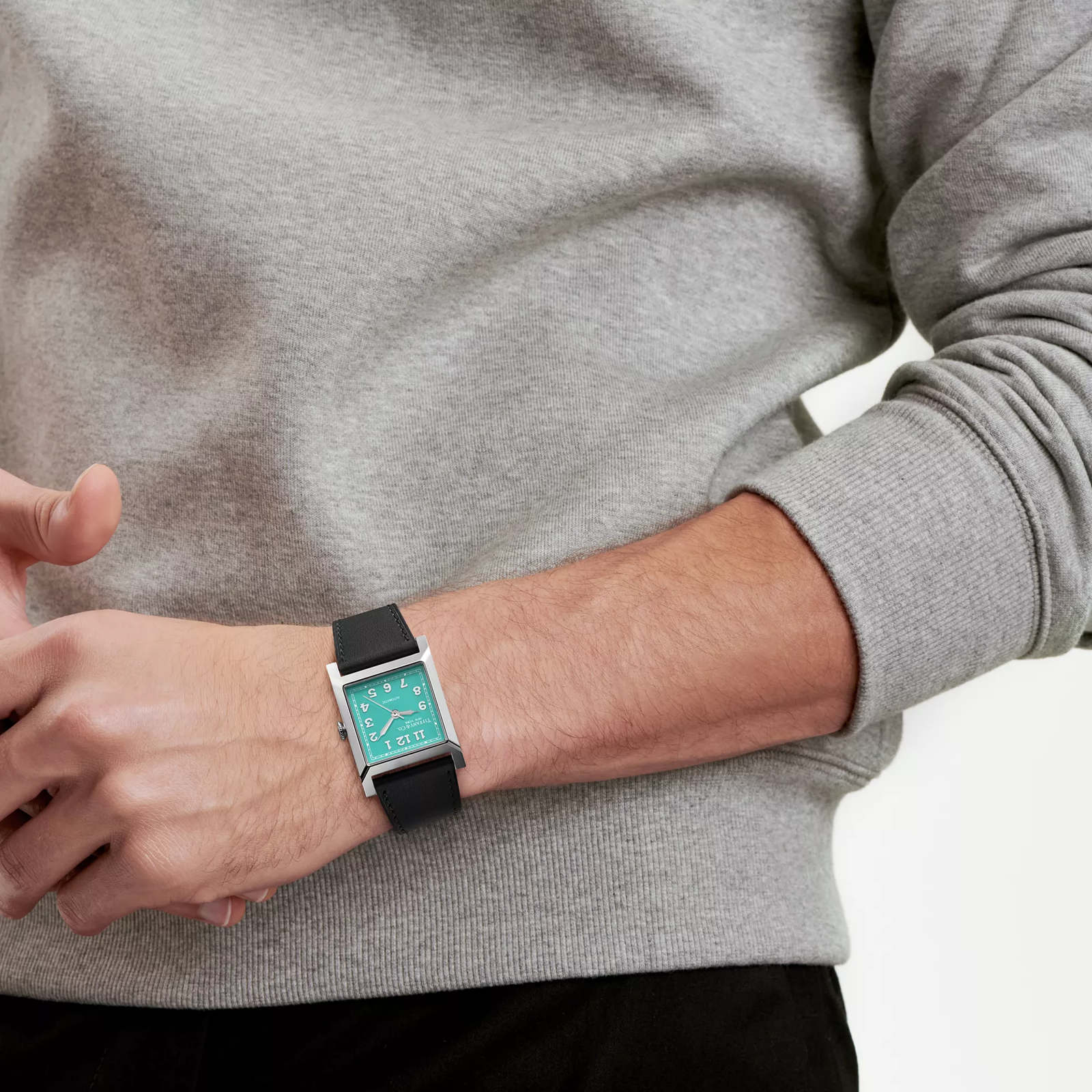 30 mm Watch in Steel with a Tiffany Blue Dial