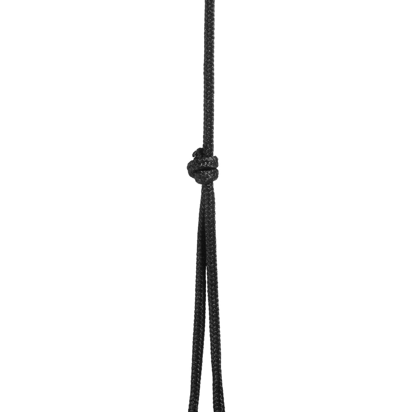 Heart Tag Bracelet in Yellow Gold on a Black Cord