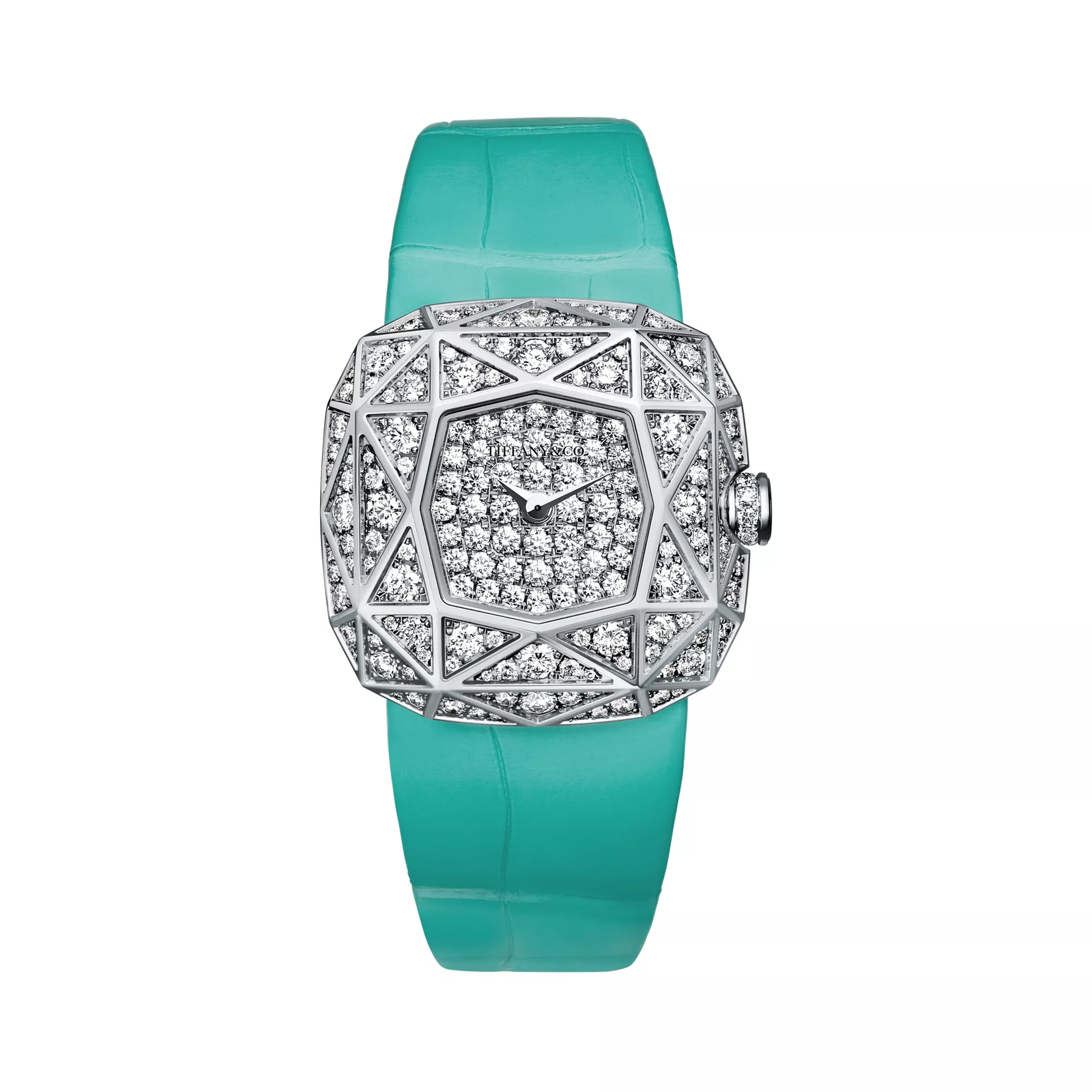 Facet Watch in White Gold with Diamonds