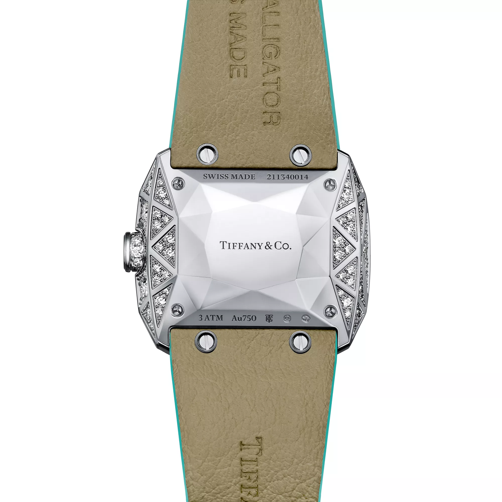 Facet Watch in White Gold with Diamonds