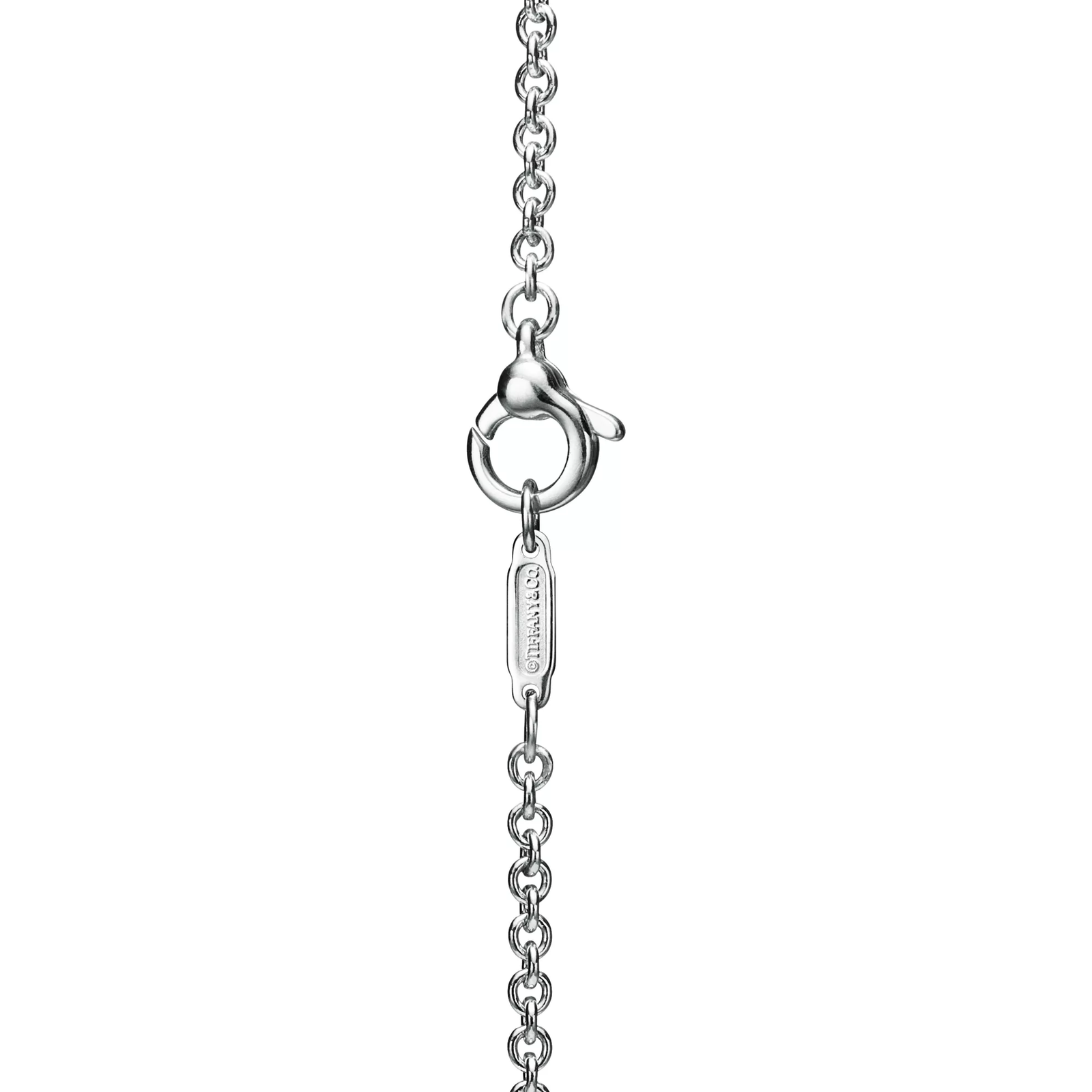 Full Heart Bracelet in Sterling Silver with Tiffany Blue