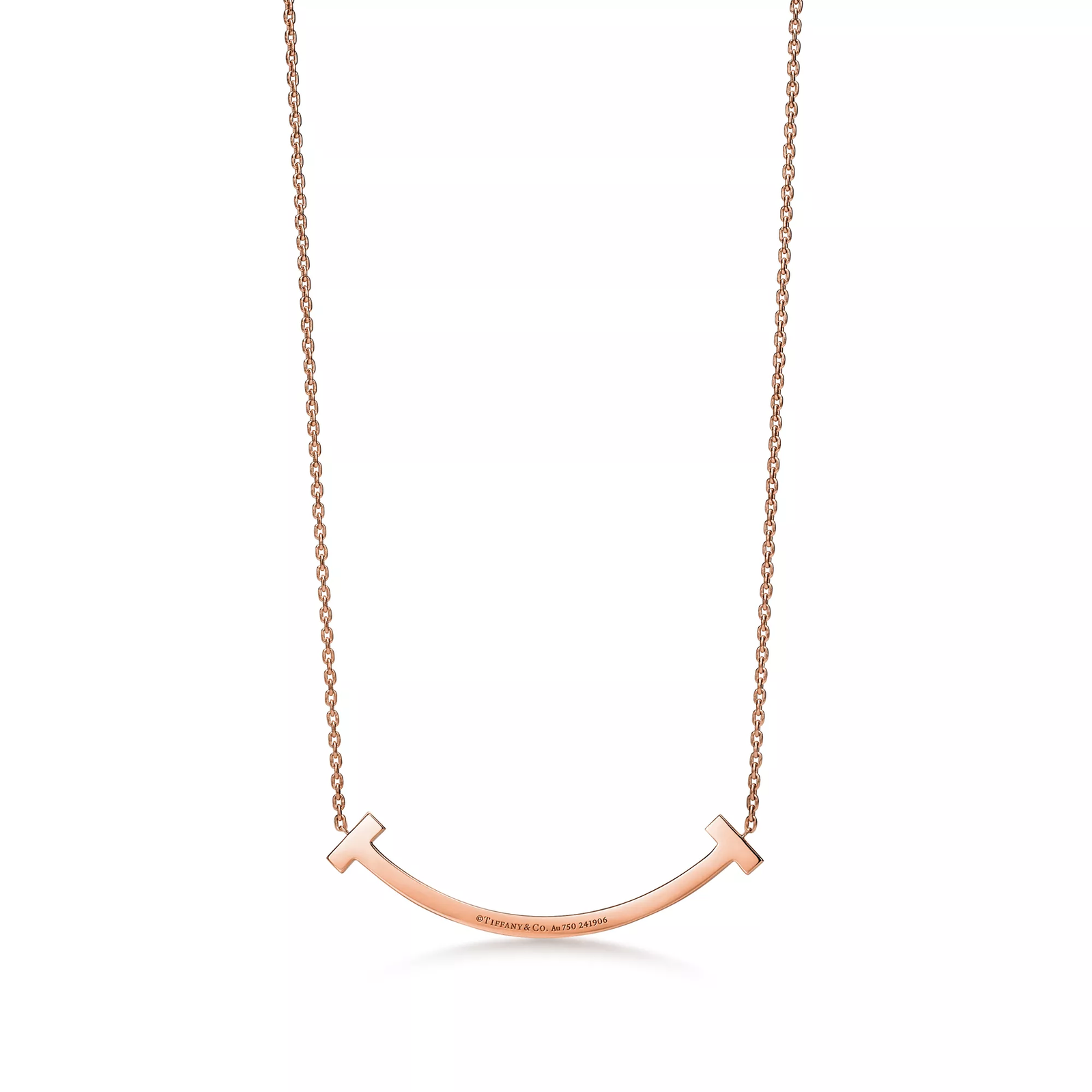 Smile Medium Pendant in Rose Gold