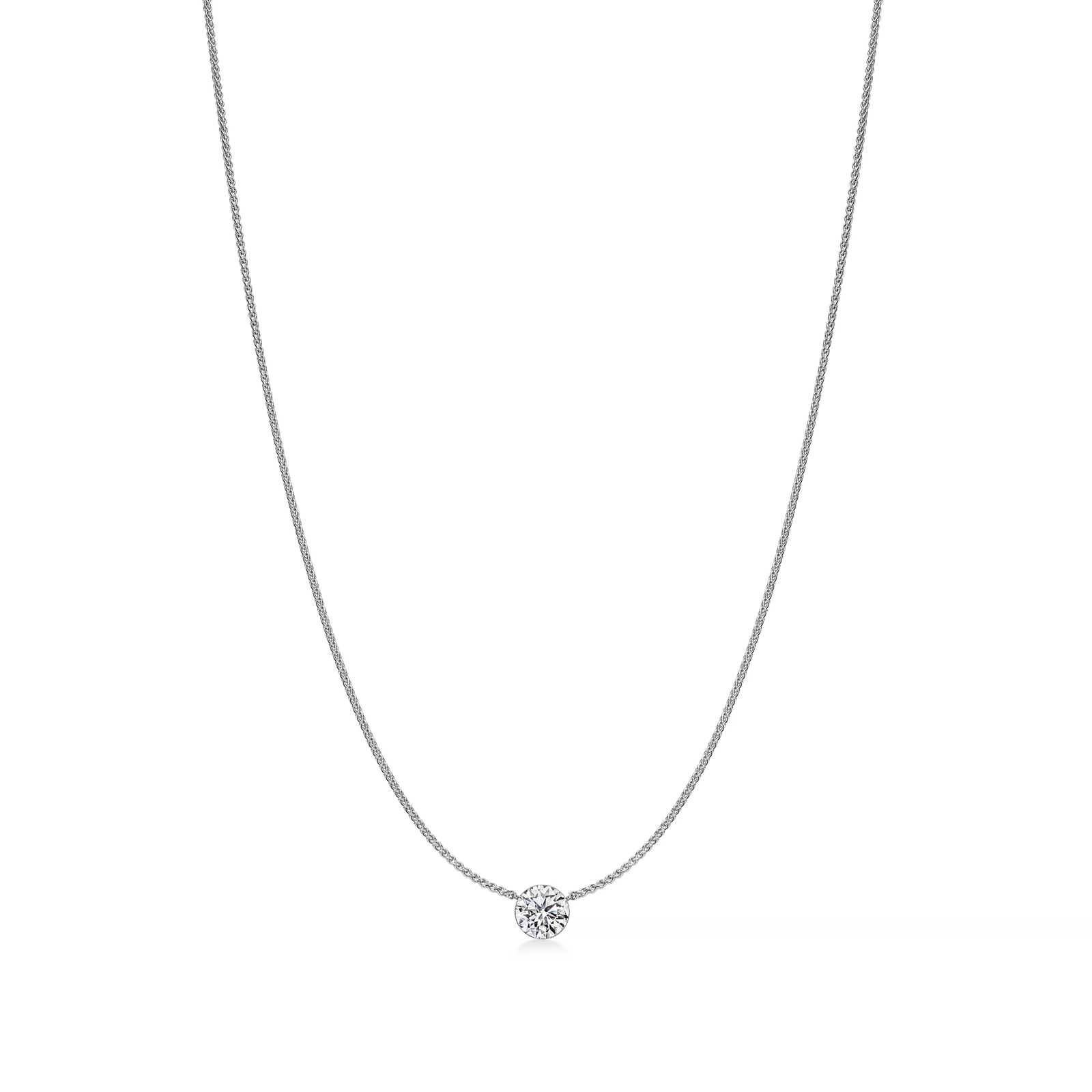 Diamond Pendant in Platinum