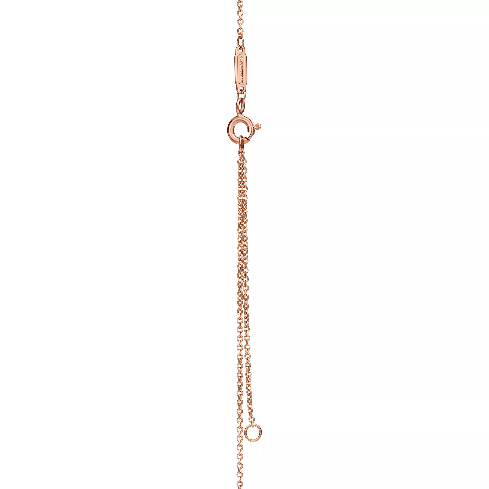 Small Pendant in Rose Gold with Diamonds