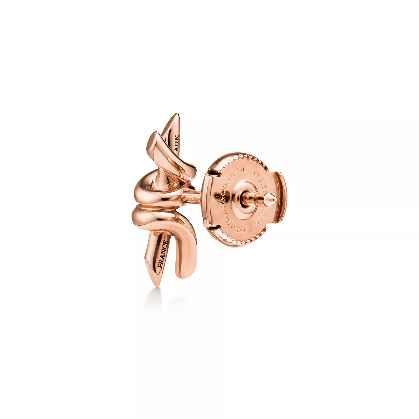 Small Earrings in Rose Gold