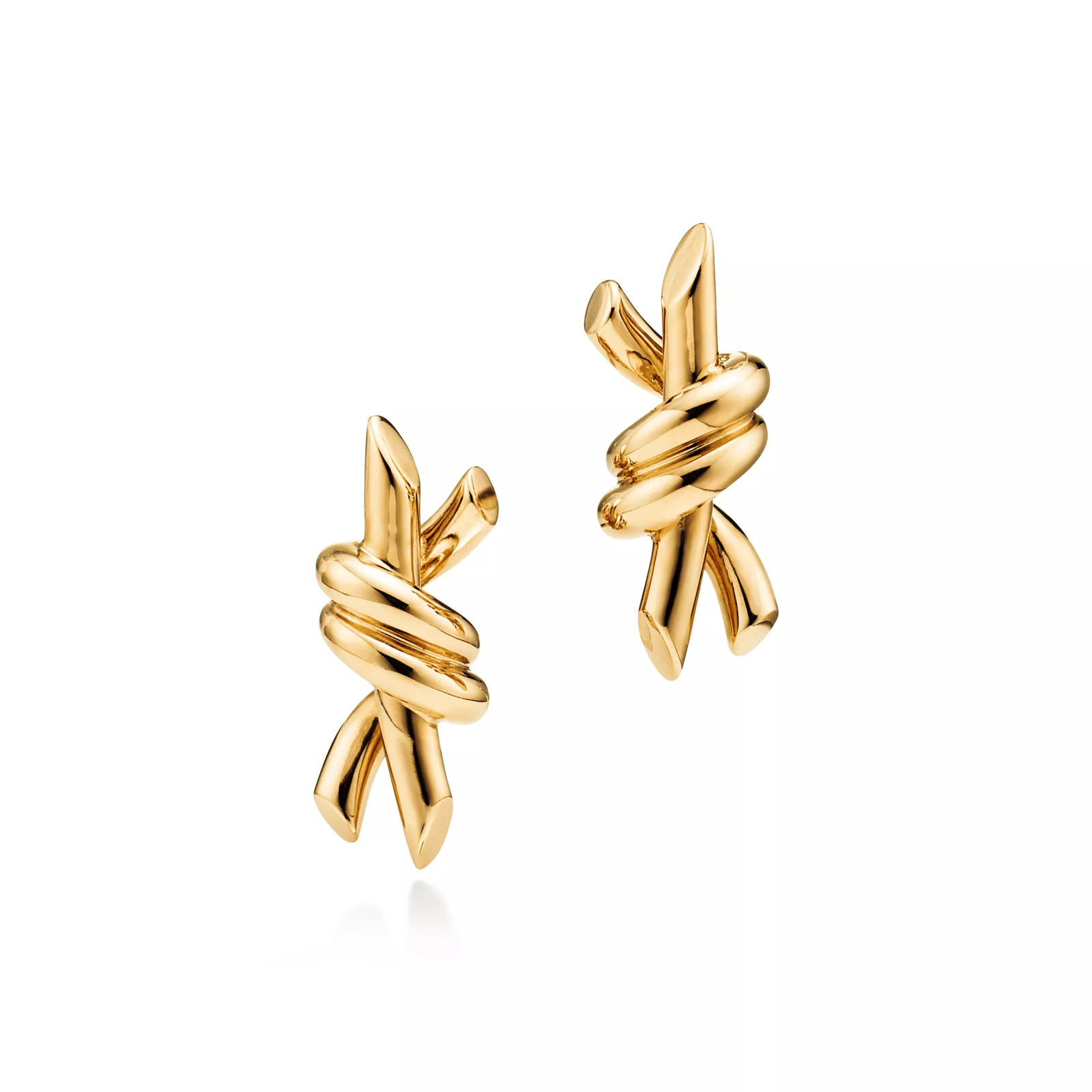 Small Earrings in Yellow Gold