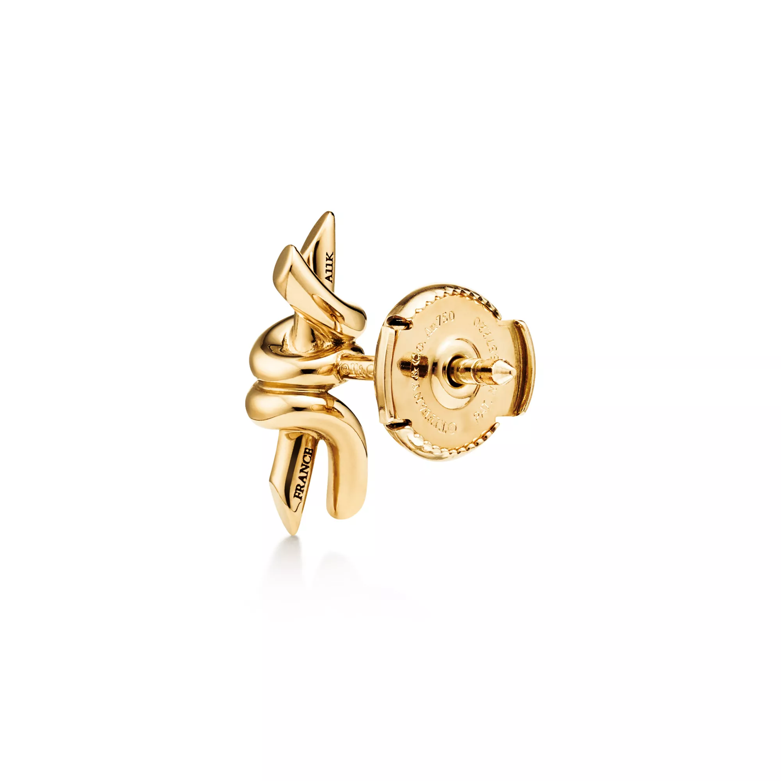 Small Earrings in Yellow Gold
