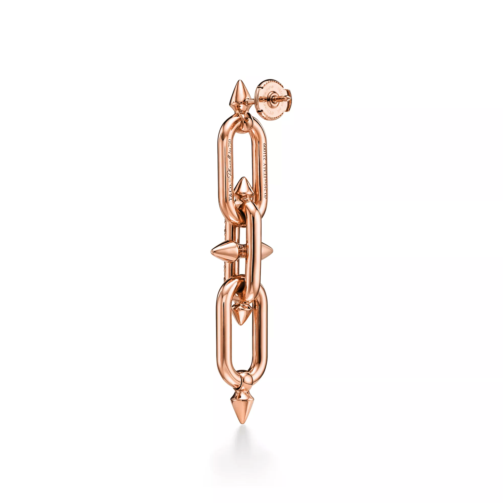 Earrings in Rose Gold with Diamonds
