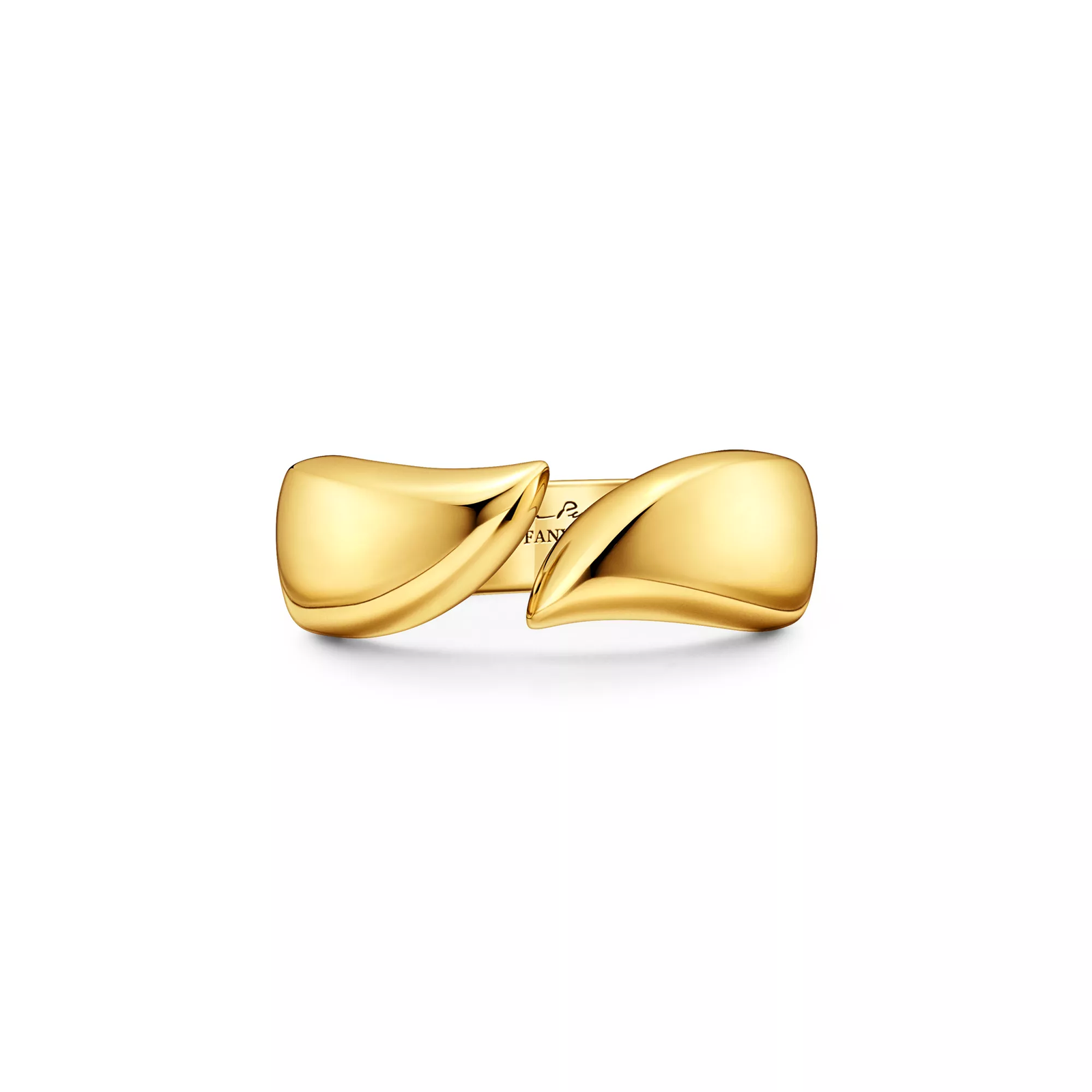 Feather Ring in Yellow Gold