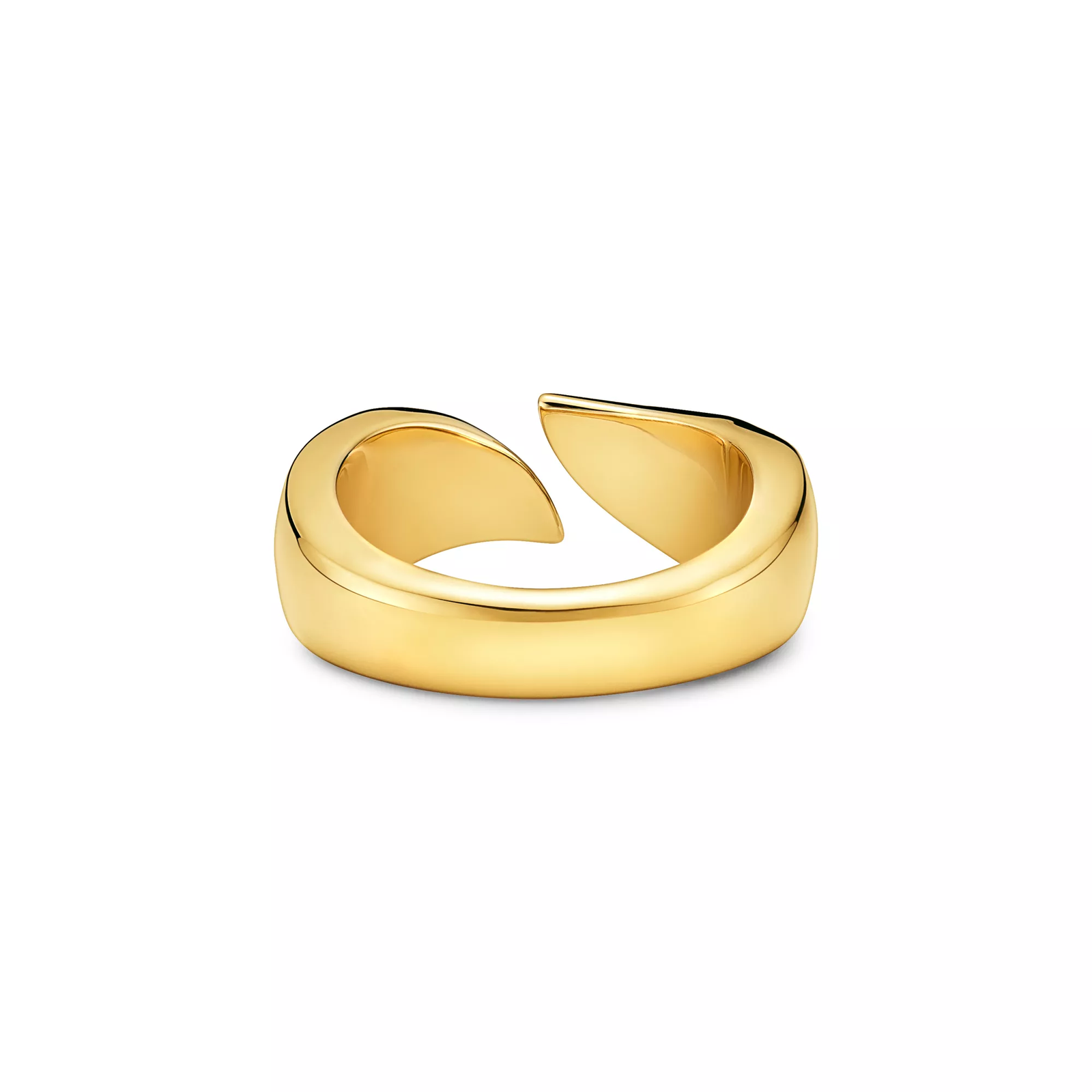 Feather Ring in Yellow Gold