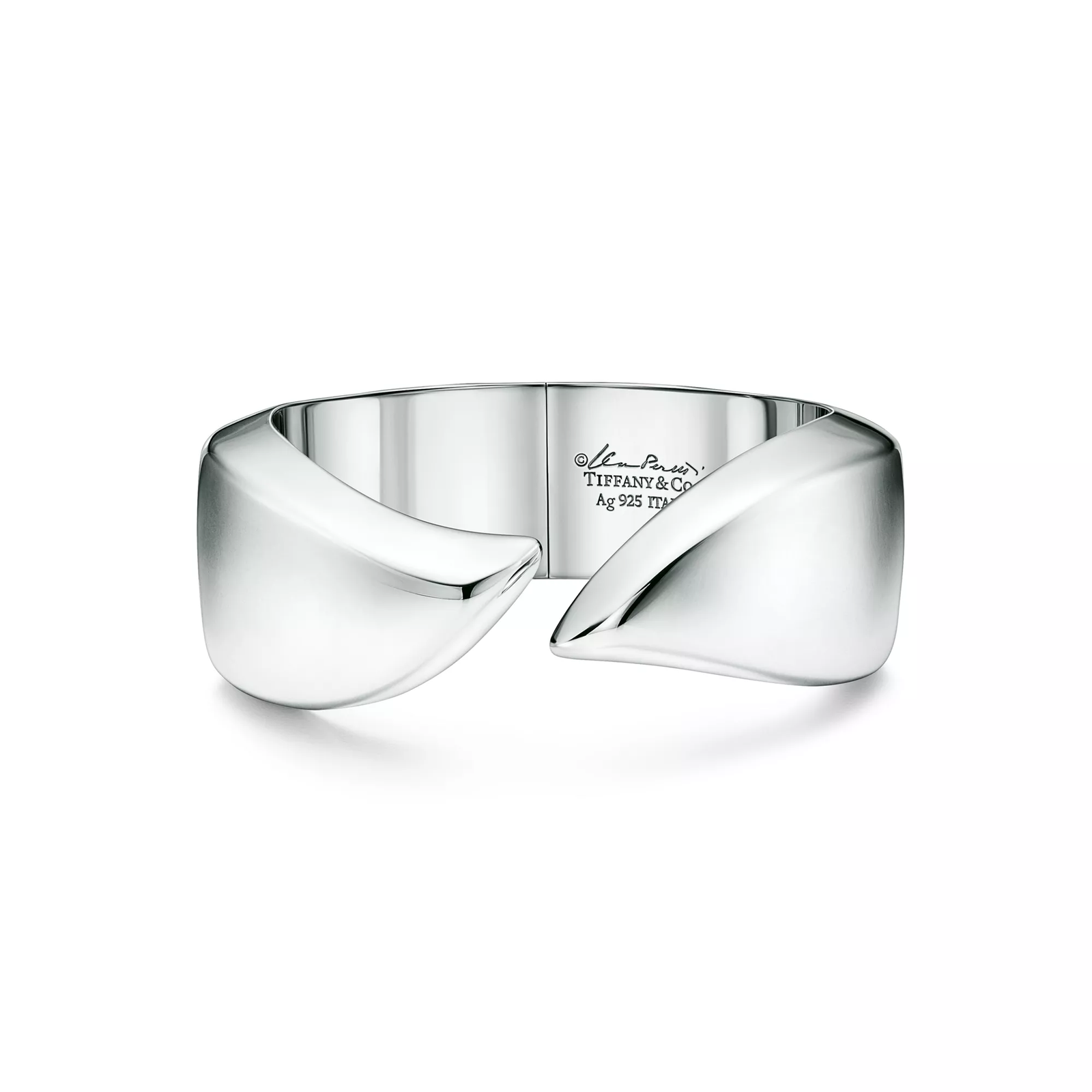 Feather Cuff in Sterling Silver