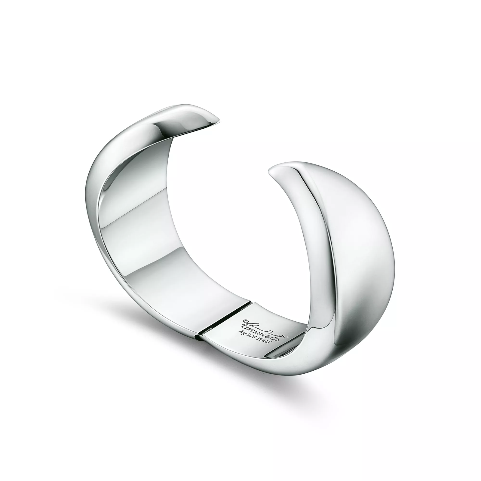 Feather Cuff in Sterling Silver
